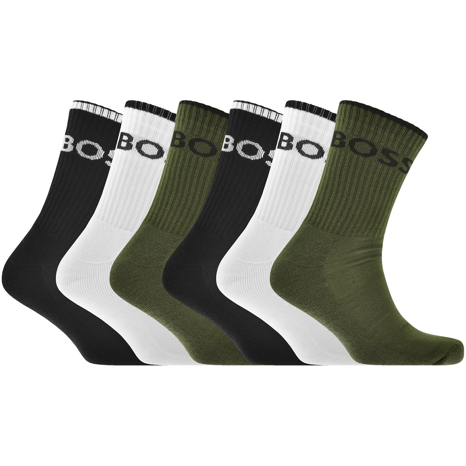 Shop Boss Business Boss 6 Pack Crew Socks In Black