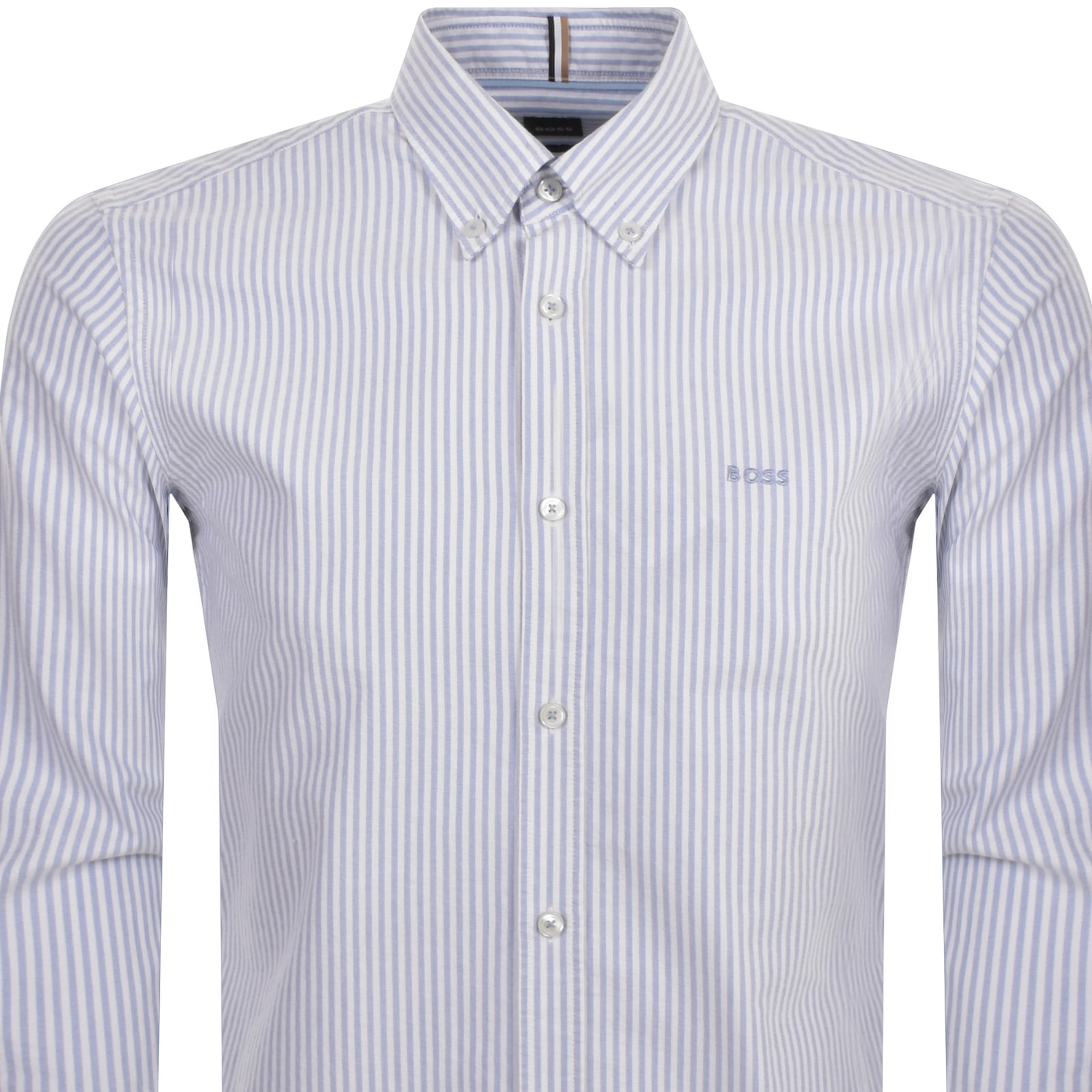 Shop Boss Business Boss Roan Long Sleeved Shirt Blue