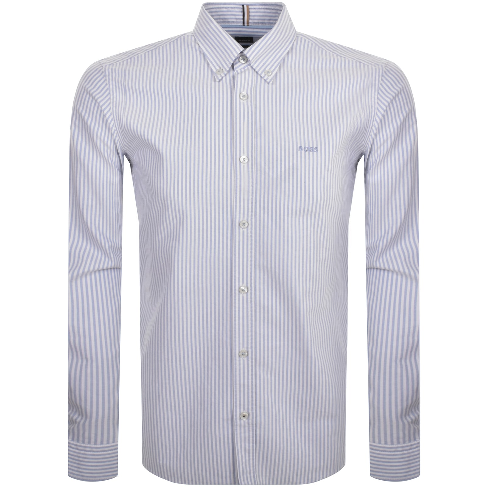 Shop Boss Business Boss Roan Long Sleeved Shirt Blue