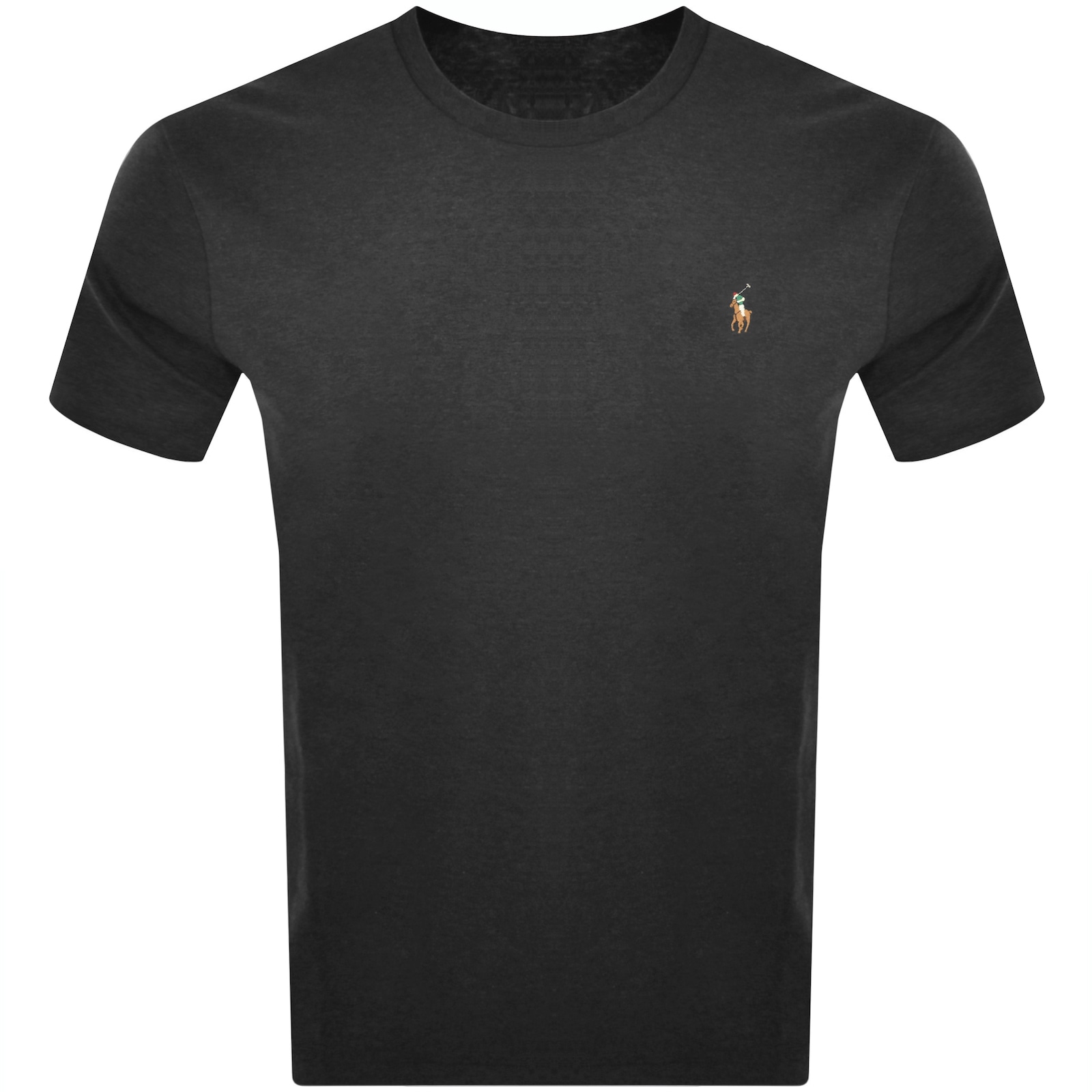 Shop Ralph Lauren Crew Neck T Shirt Dark Grey