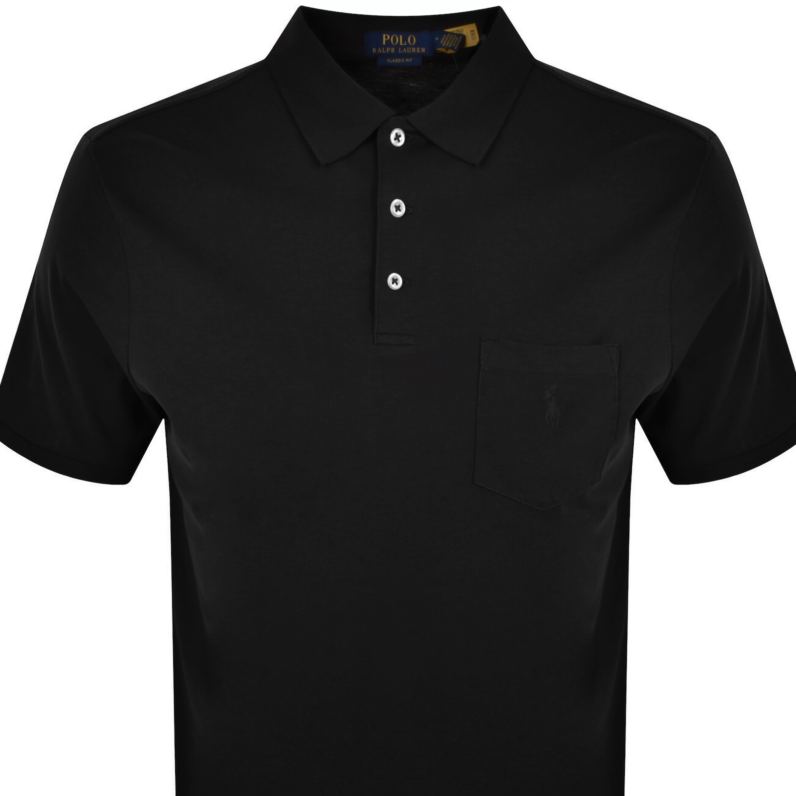 Shop Ralph Lauren Classic Polo T Shirt Black