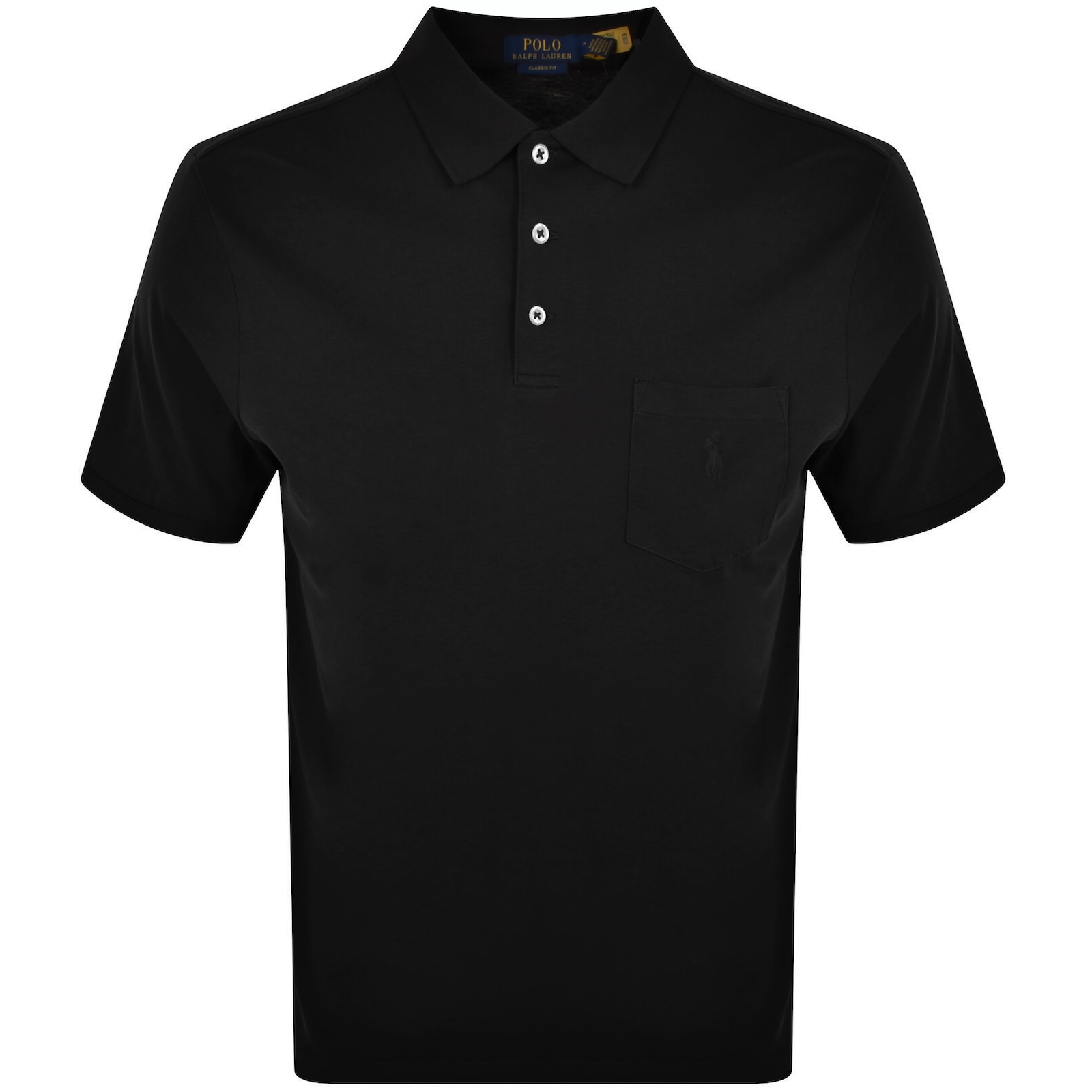 Shop Ralph Lauren Classic Polo T Shirt Black