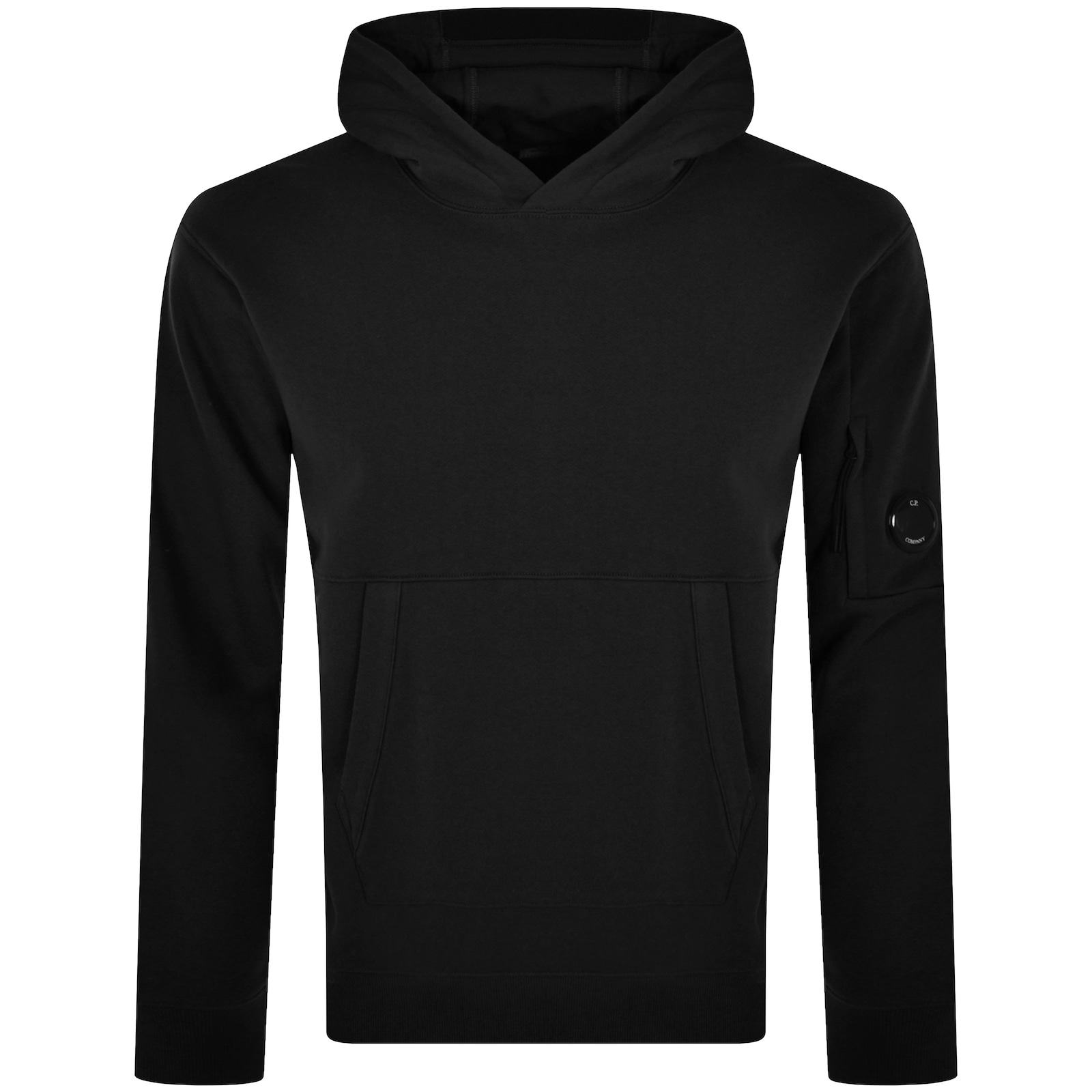 Shop C P Company Cp Company Diagonal Hoodie Black