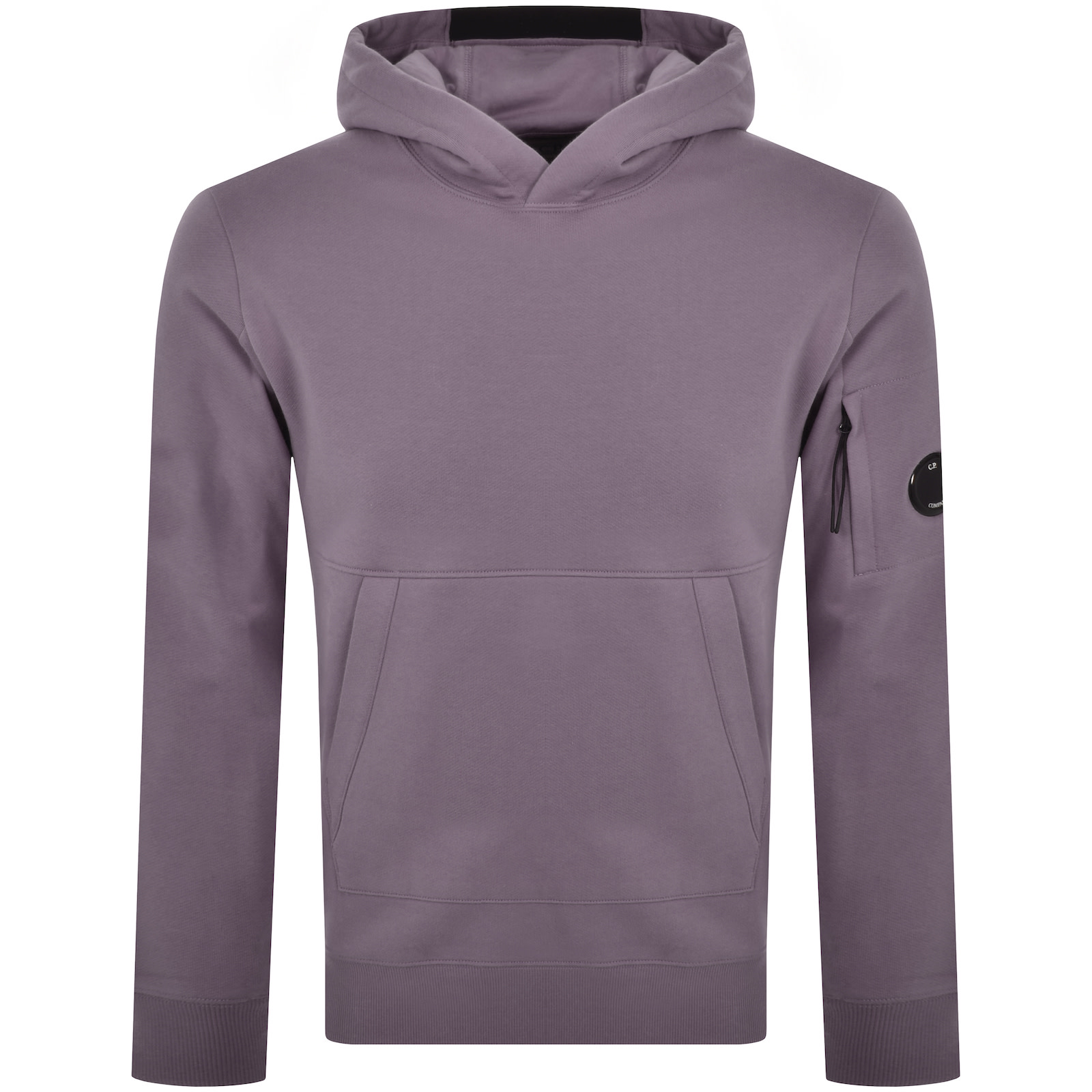 Shop C P Company Cp Company Diagonal Hoodie Purple