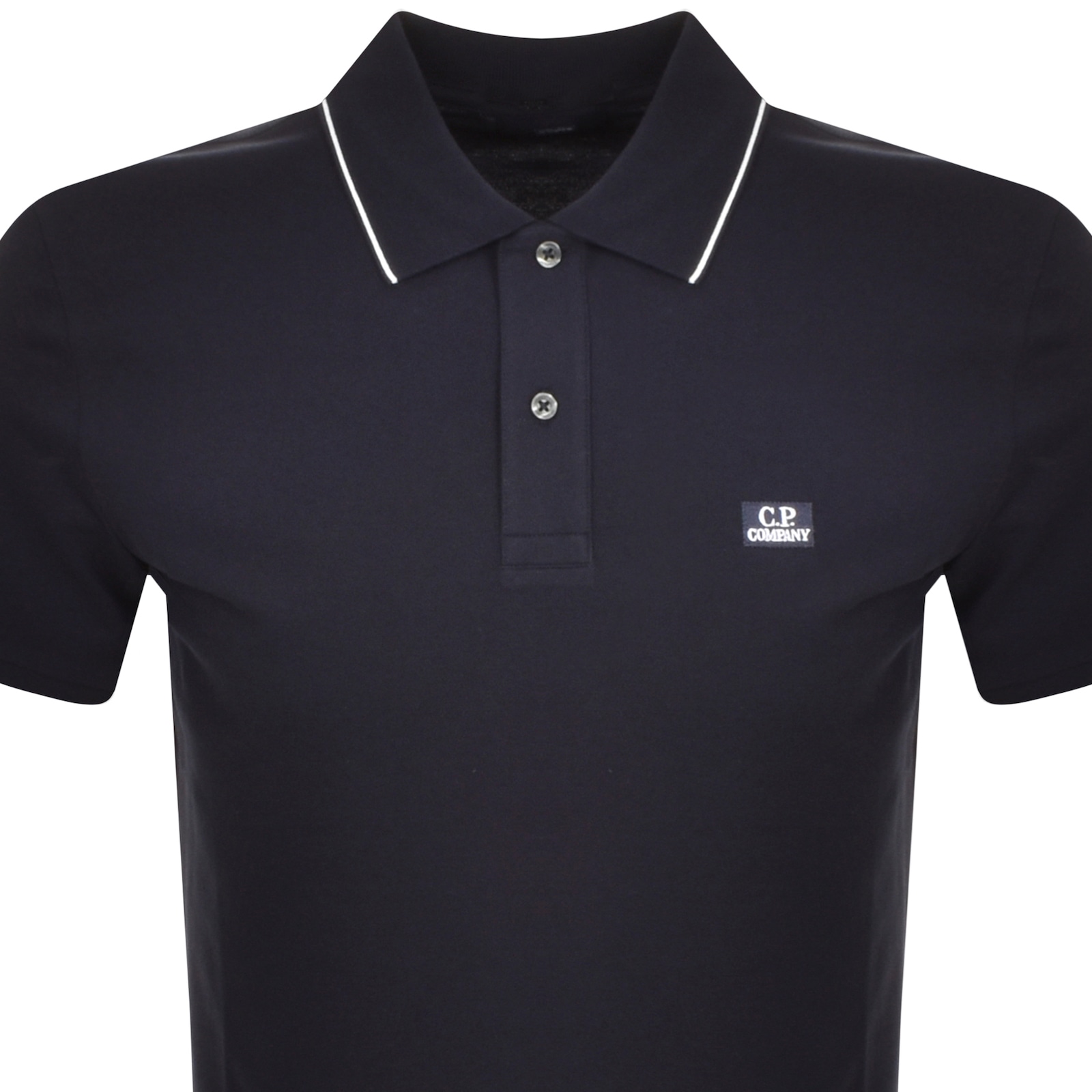 Shop C P Company Cp Company Piquet Polo T Shirt Navy