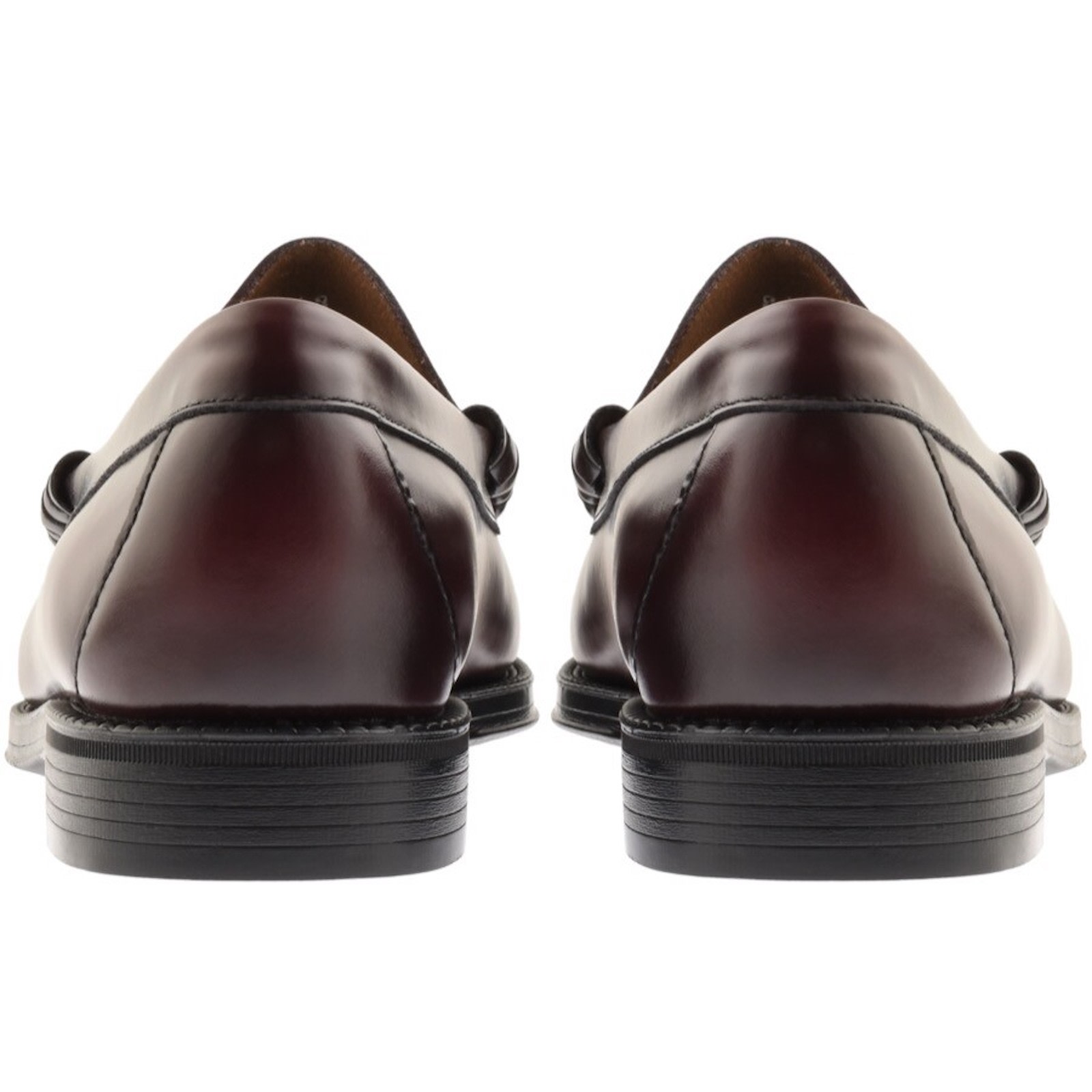 Shop Gh Bass Weejun Lincoln Leather Loafers Burgundy