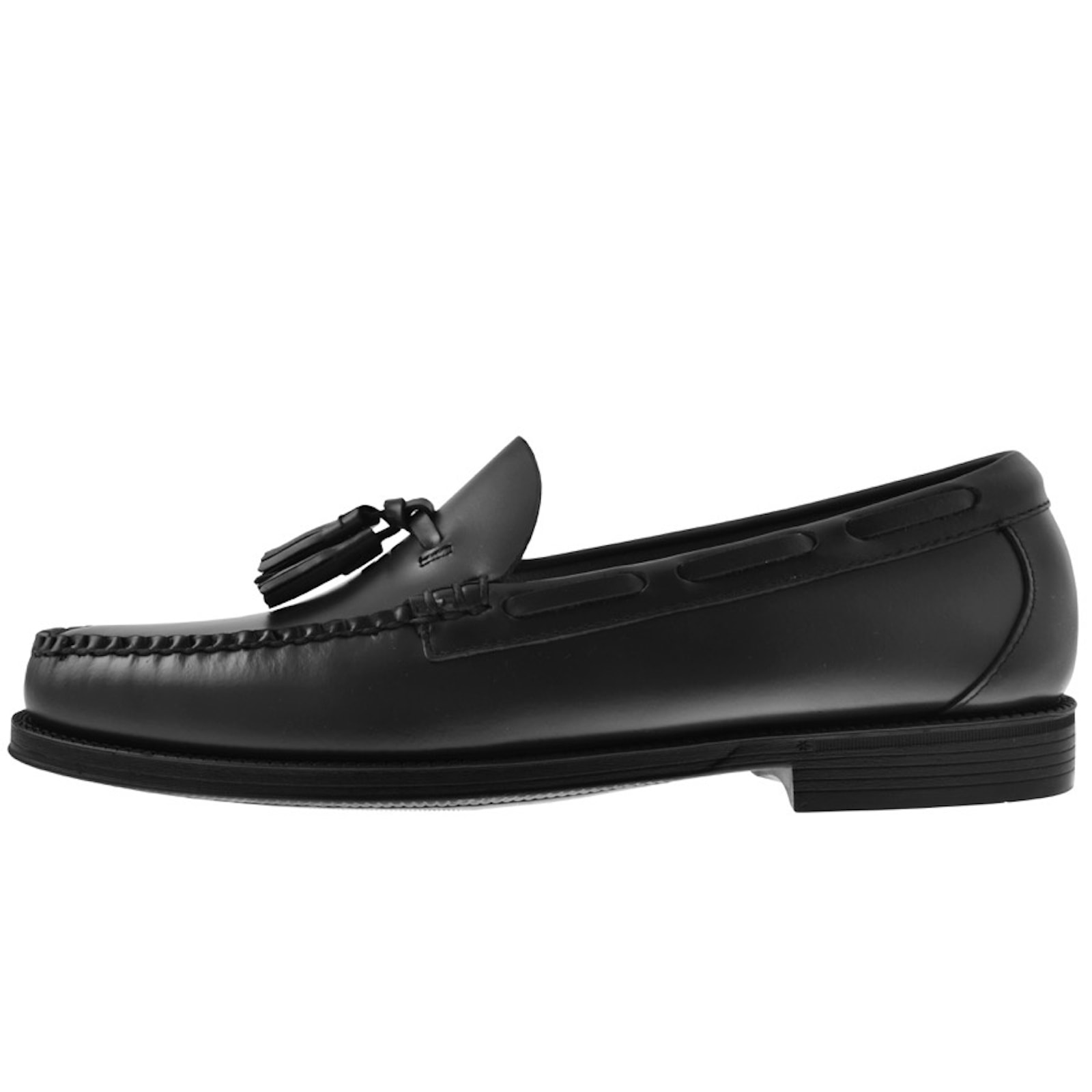 Shop Gh Bass Weejun Larkin Tassel Loafers Black