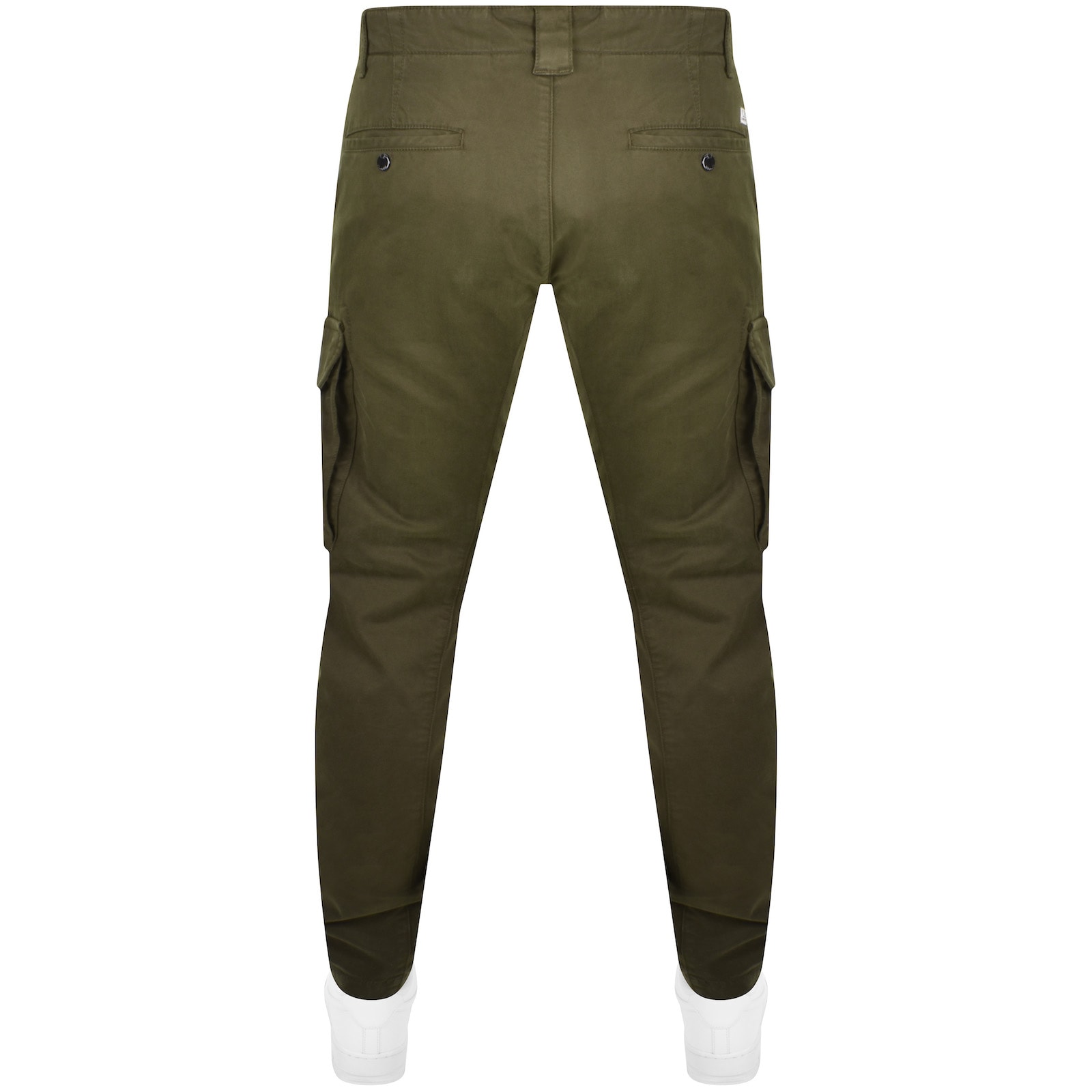 Shop C P Company Cp Company Stretch Satin Cargo Trousers Green