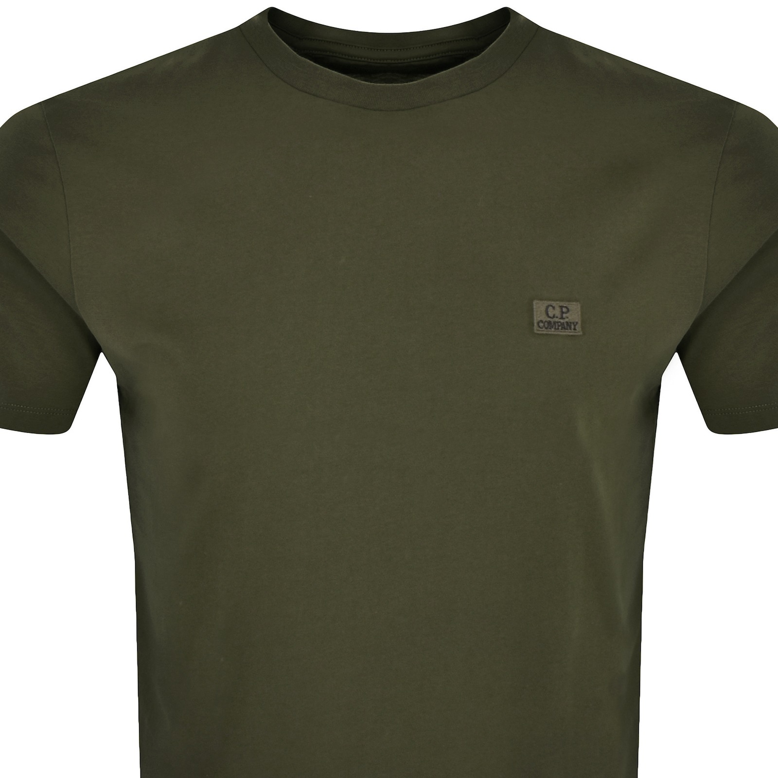 Shop C P Company Cp Company Jersey Logo T Shirt Green