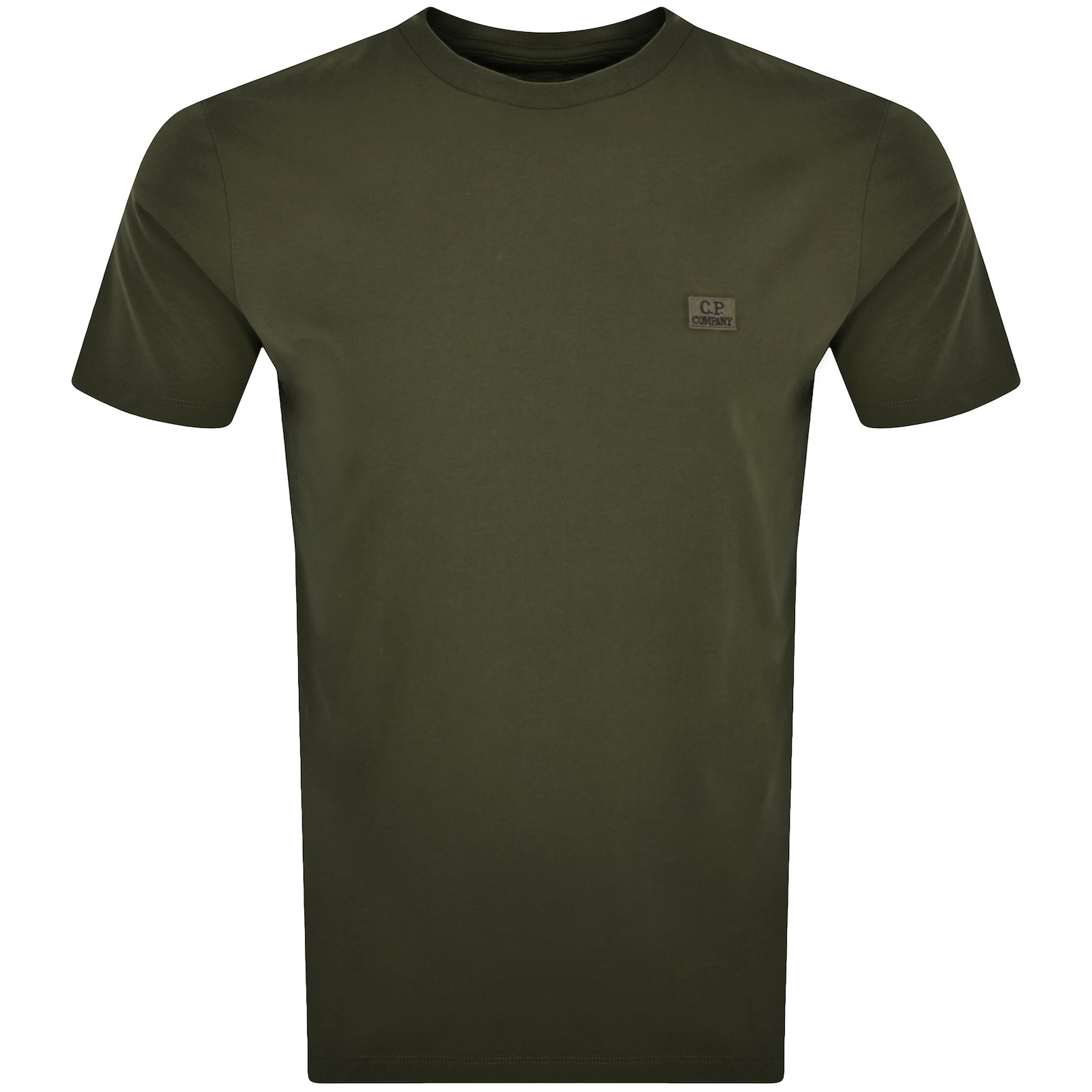 Shop C P Company Cp Company Jersey Logo T Shirt Green