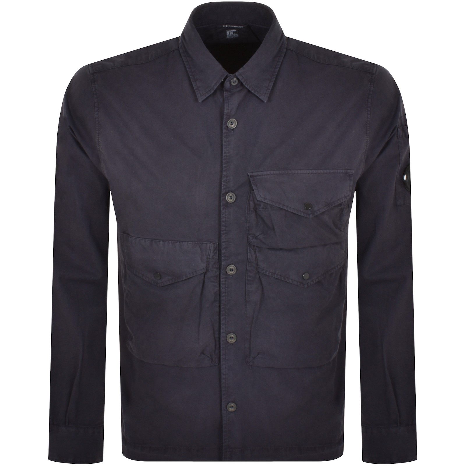 Shop C P Company Cp Company Gabardine Overshirt Purple