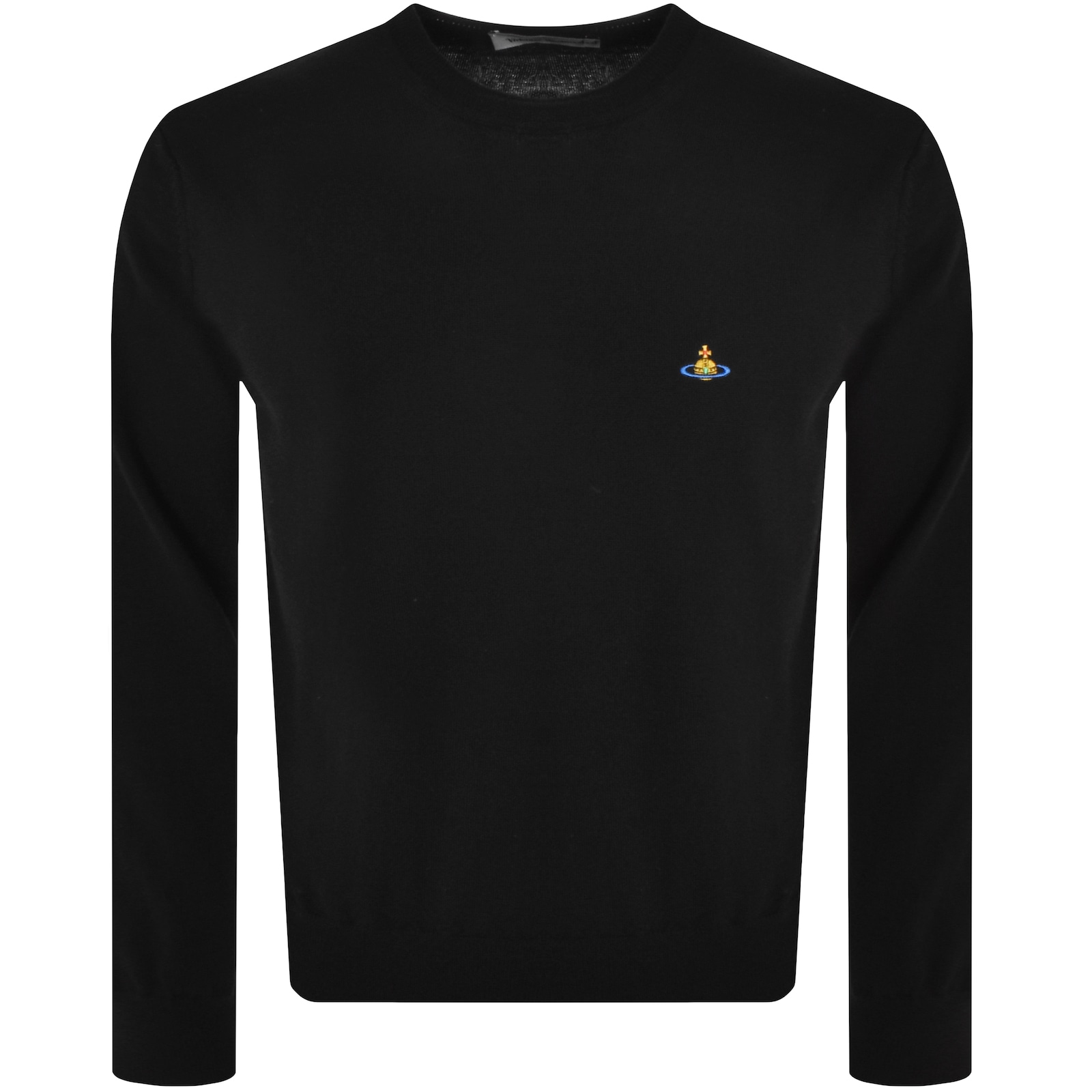 Shop Vivienne Westwood Alex Round Neck Jumper Black