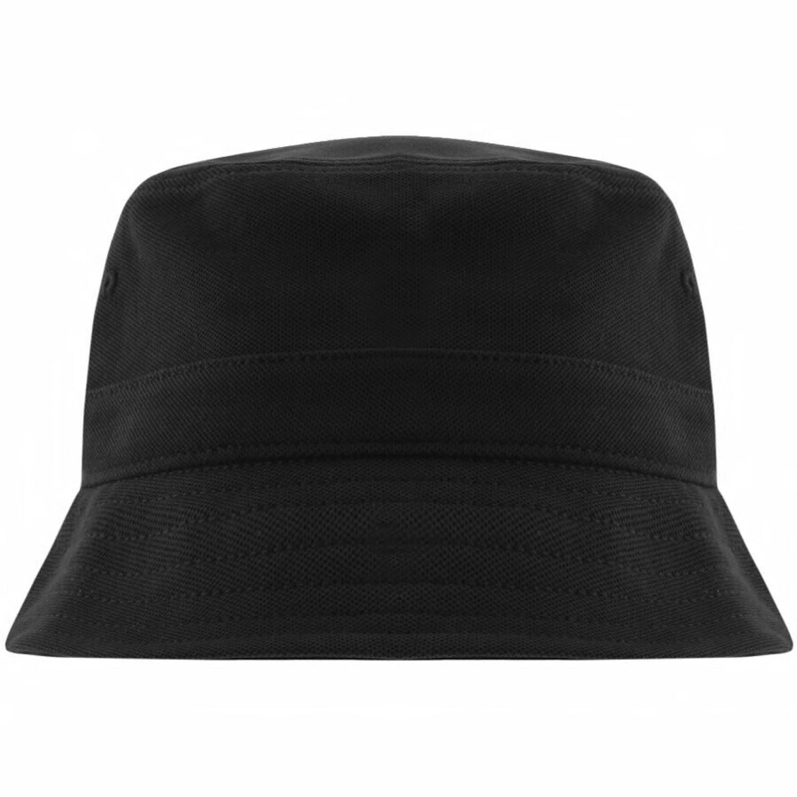 Shop Lacoste Logo Bucket Hat Black