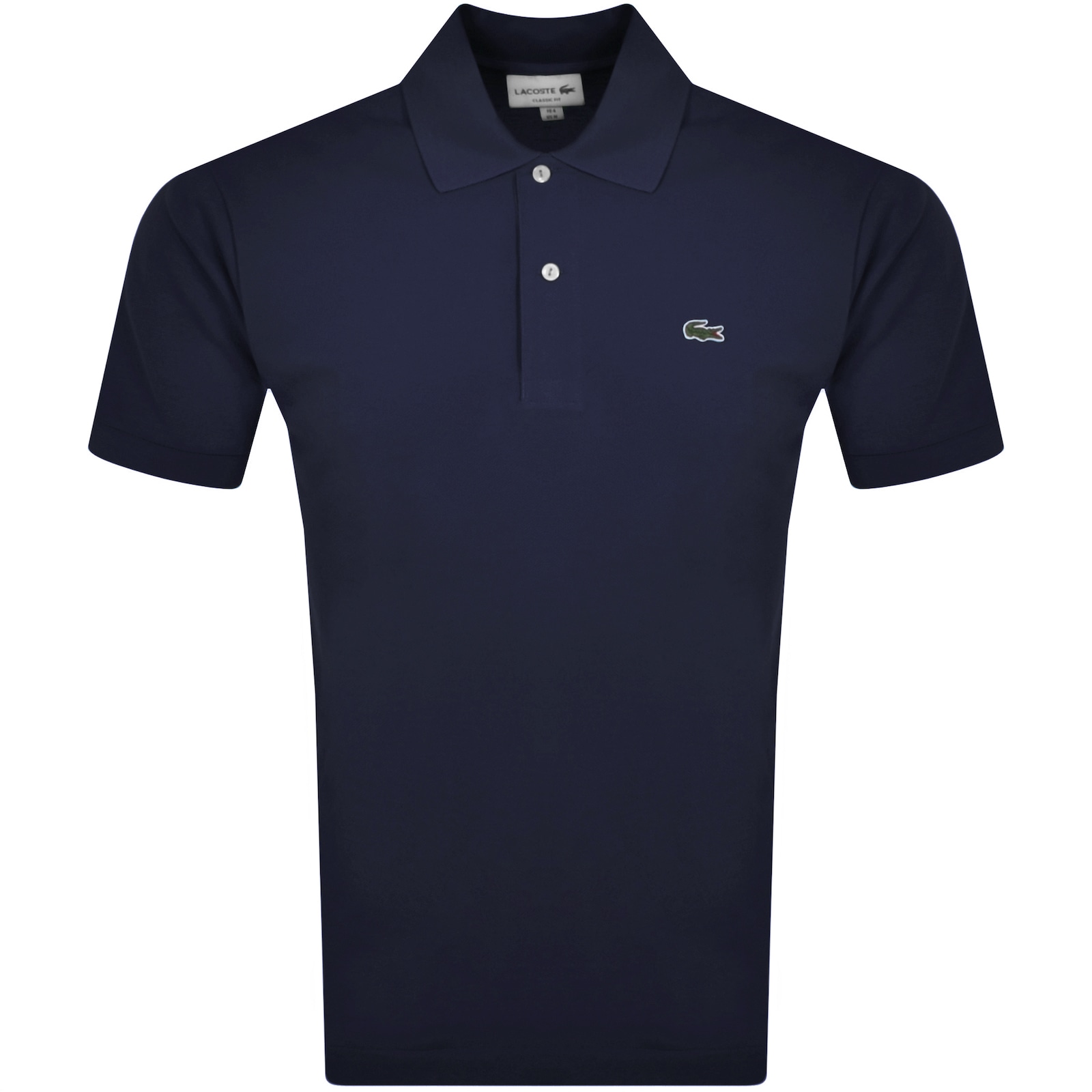 Shop Lacoste Short Sleeved Polo T Shirt Navy
