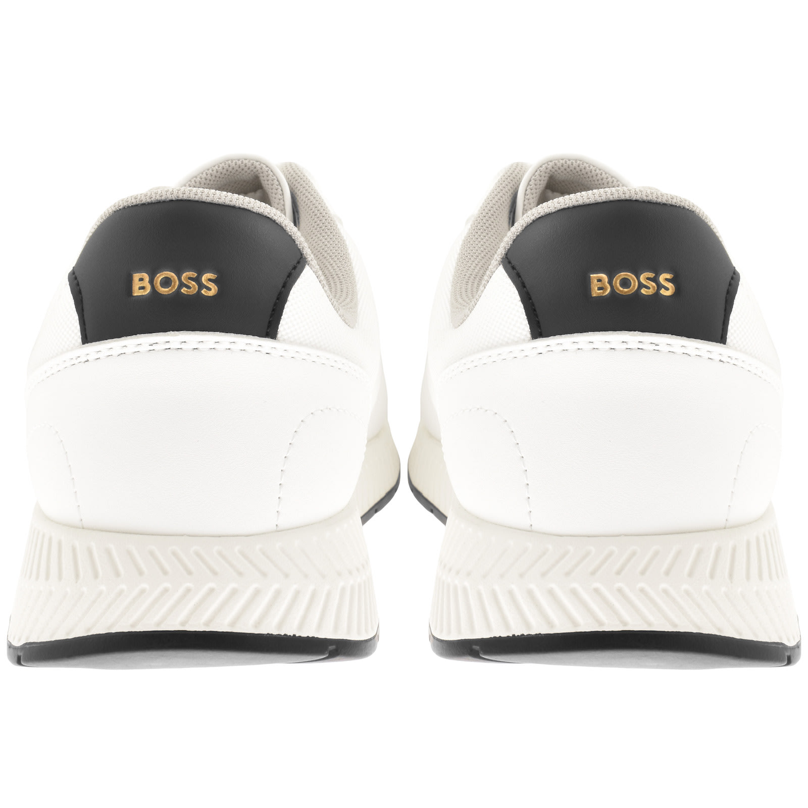 Shop Boss Business Boss Titanium Runner Trainers White