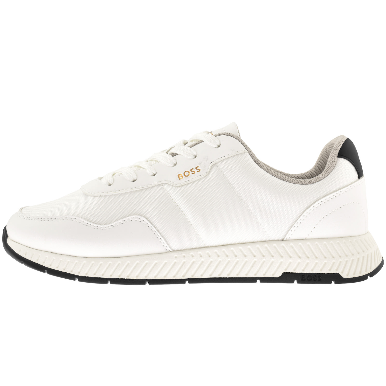 Shop Boss Business Boss Titanium Runner Trainers White