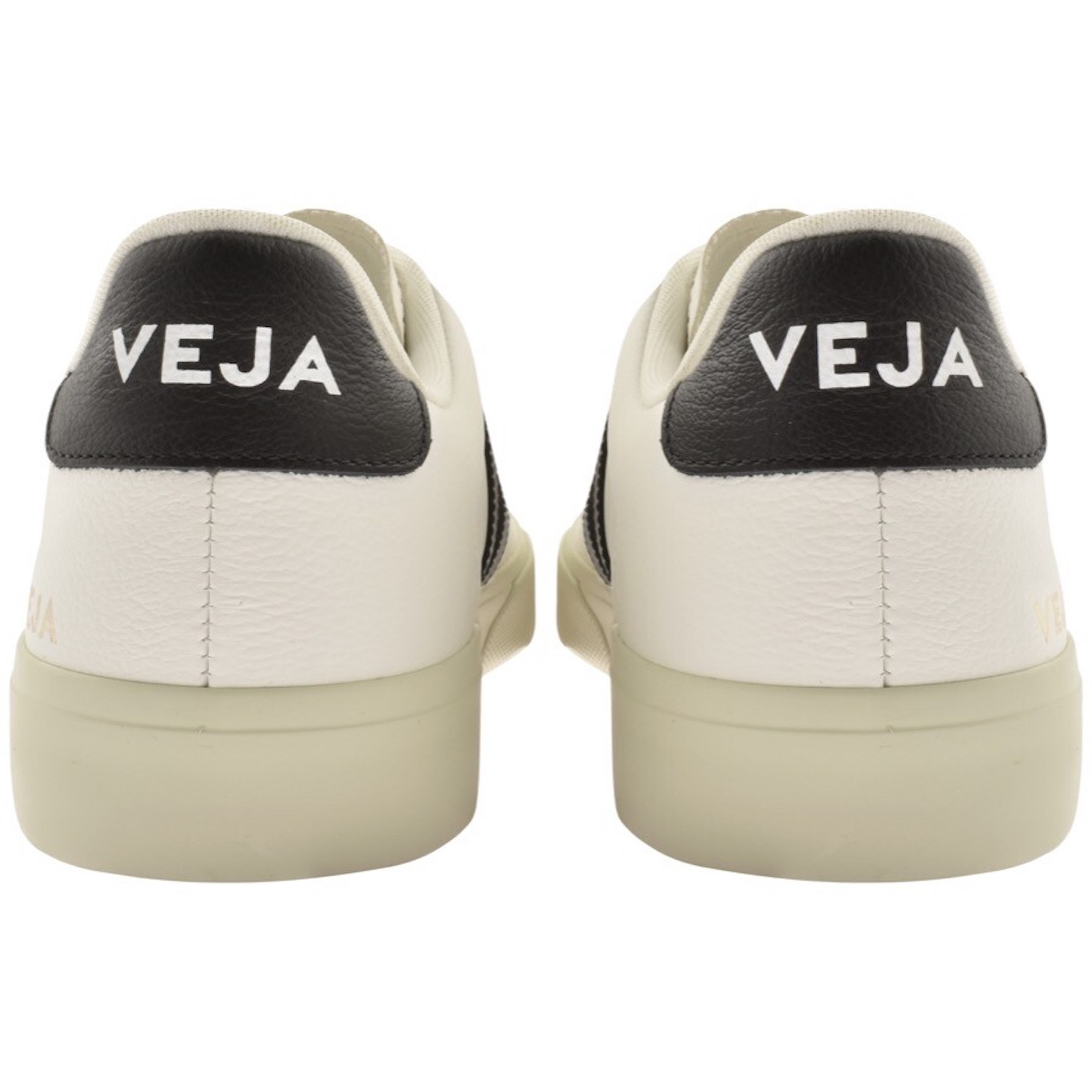 Shop Veja Campo Chromefree Leather Trainers White