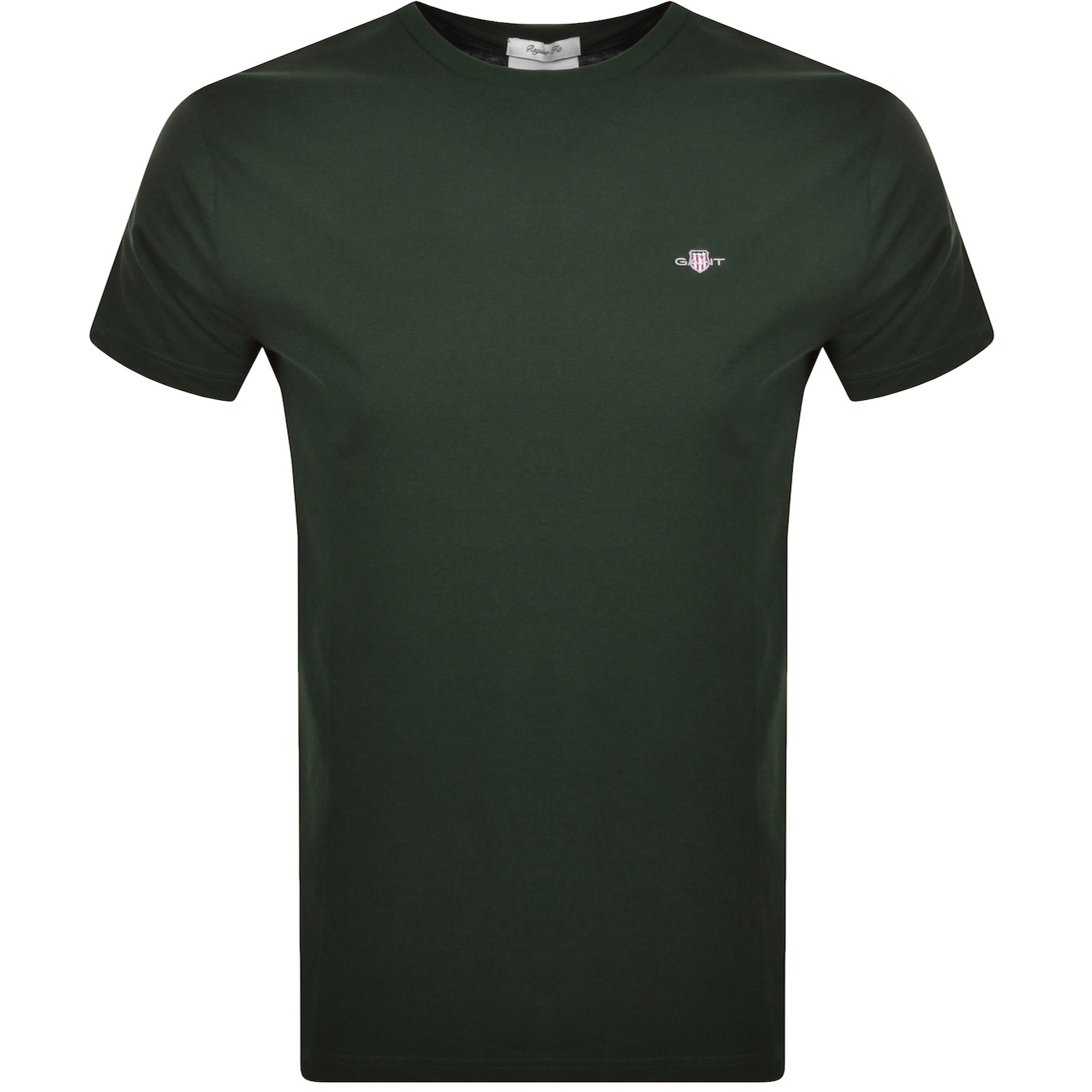 Shop Gant Regular Shield T Shirt Green