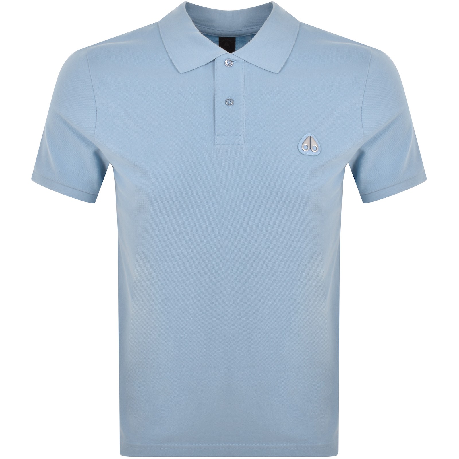 MOOSE KNUCKLES MOOSE KNUCKLES EVERETT POLO T SHIRT BLUE 