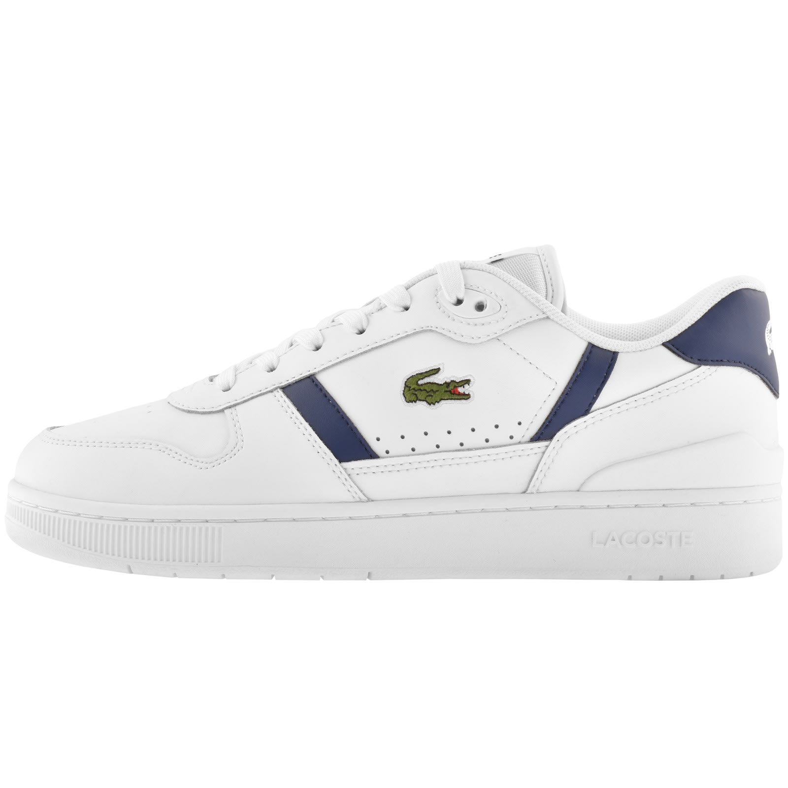 Shop Lacoste T Clip Trainers White