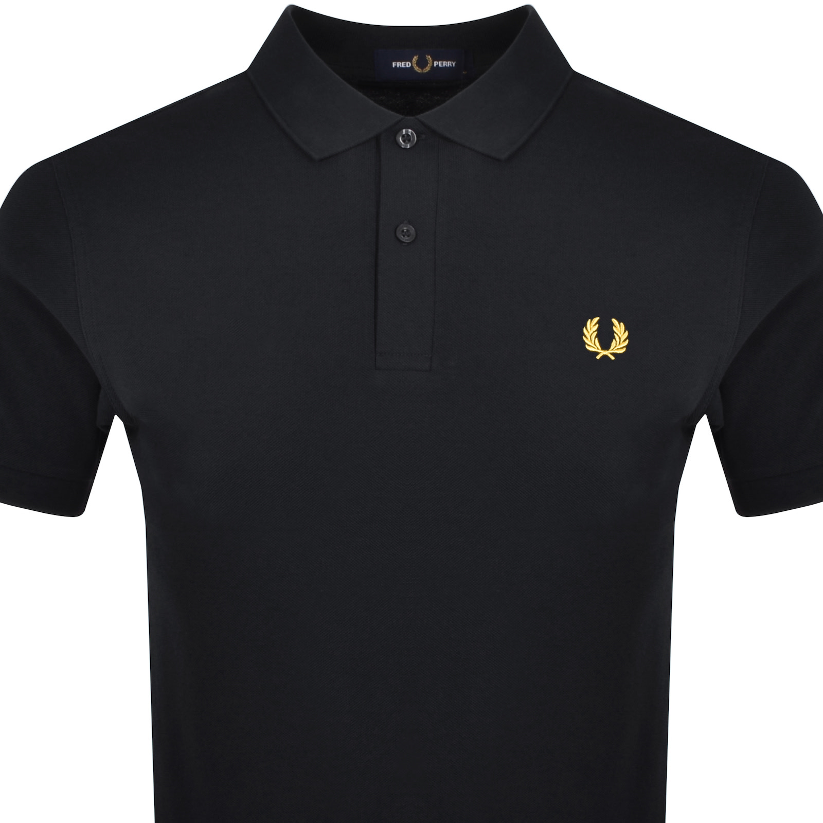 Shop Fred Perry Plain Polo T Shirt Navy