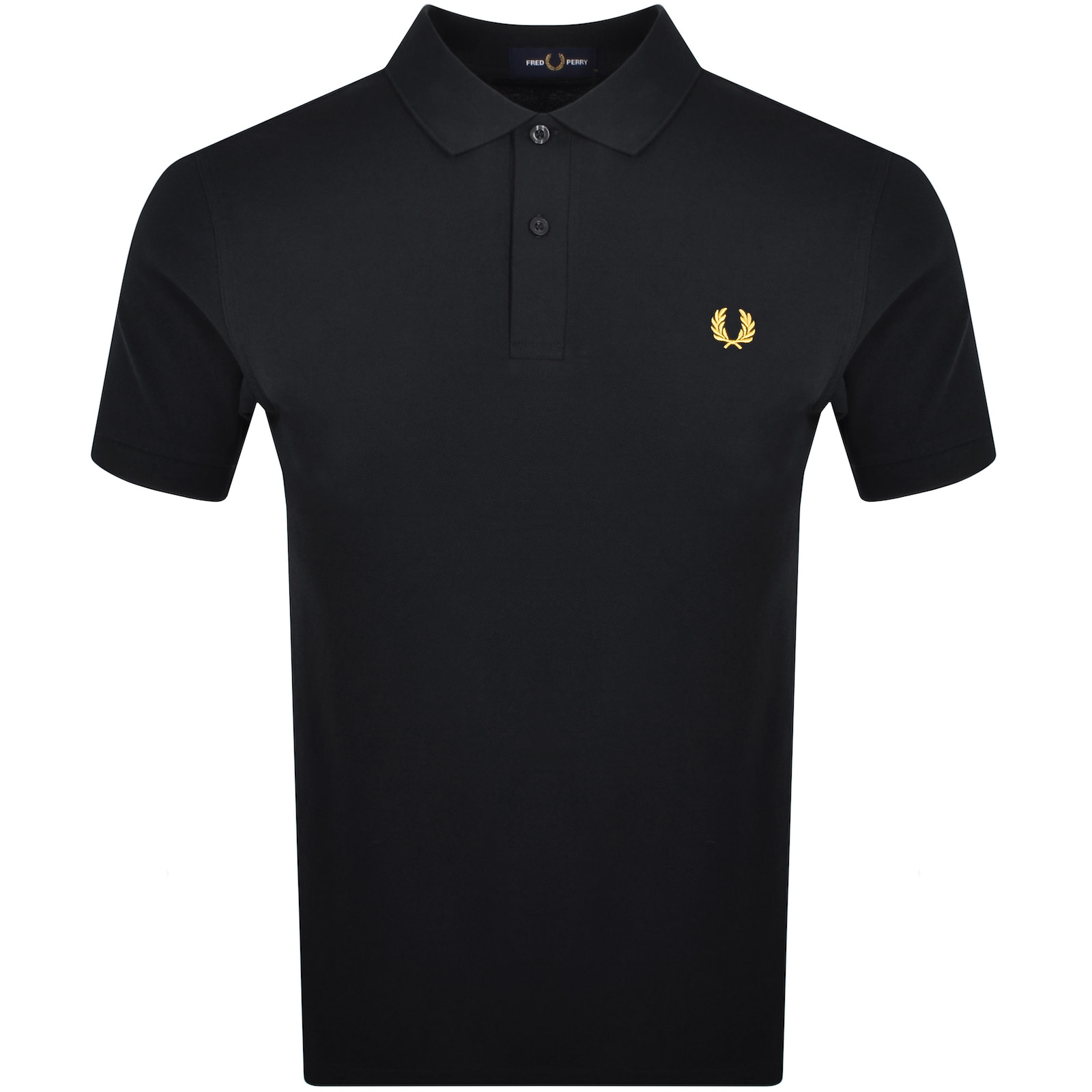 Shop Fred Perry Plain Polo T Shirt Navy