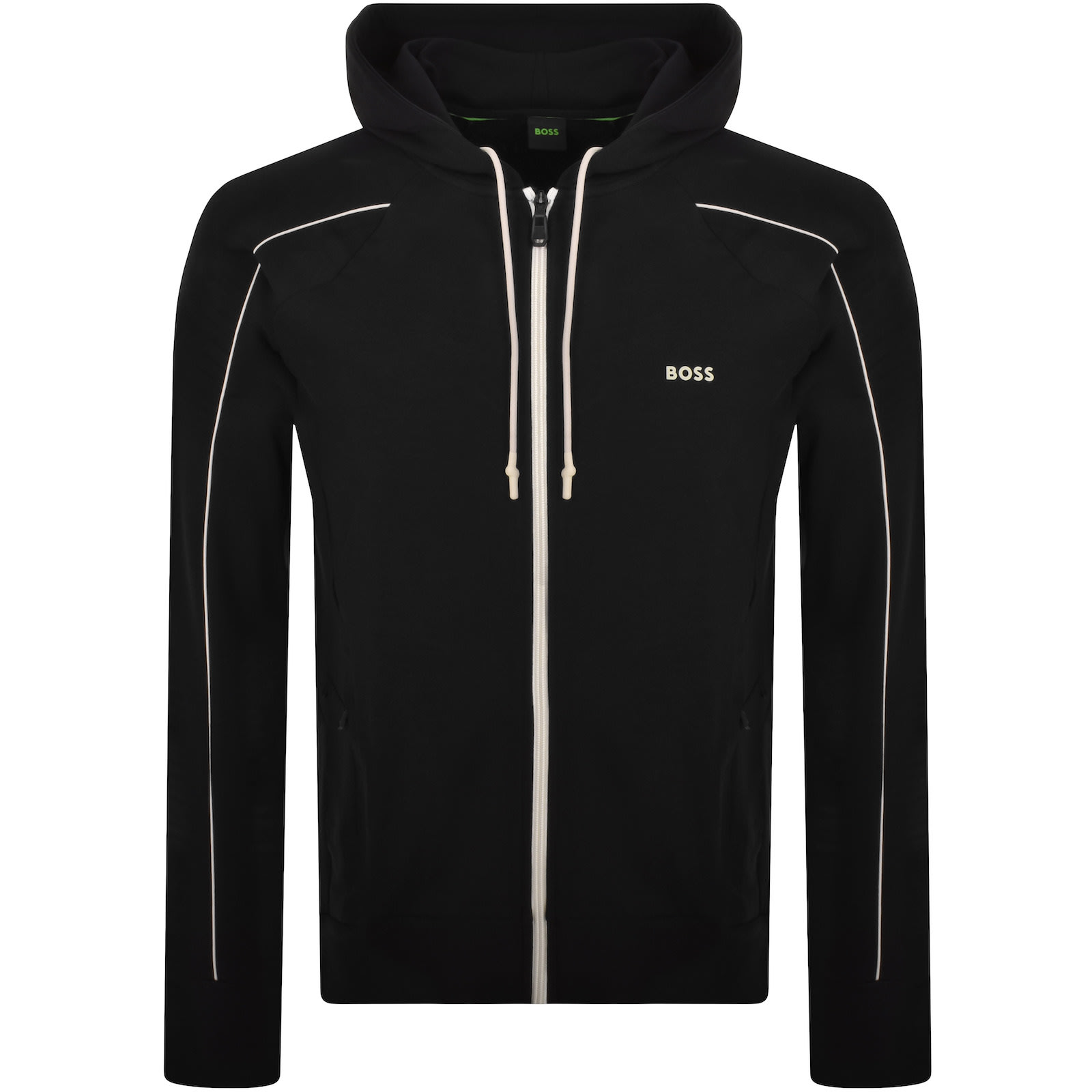 Shop Boss Athleisure Boss Saggy 1 Full Zip Hoodie Black