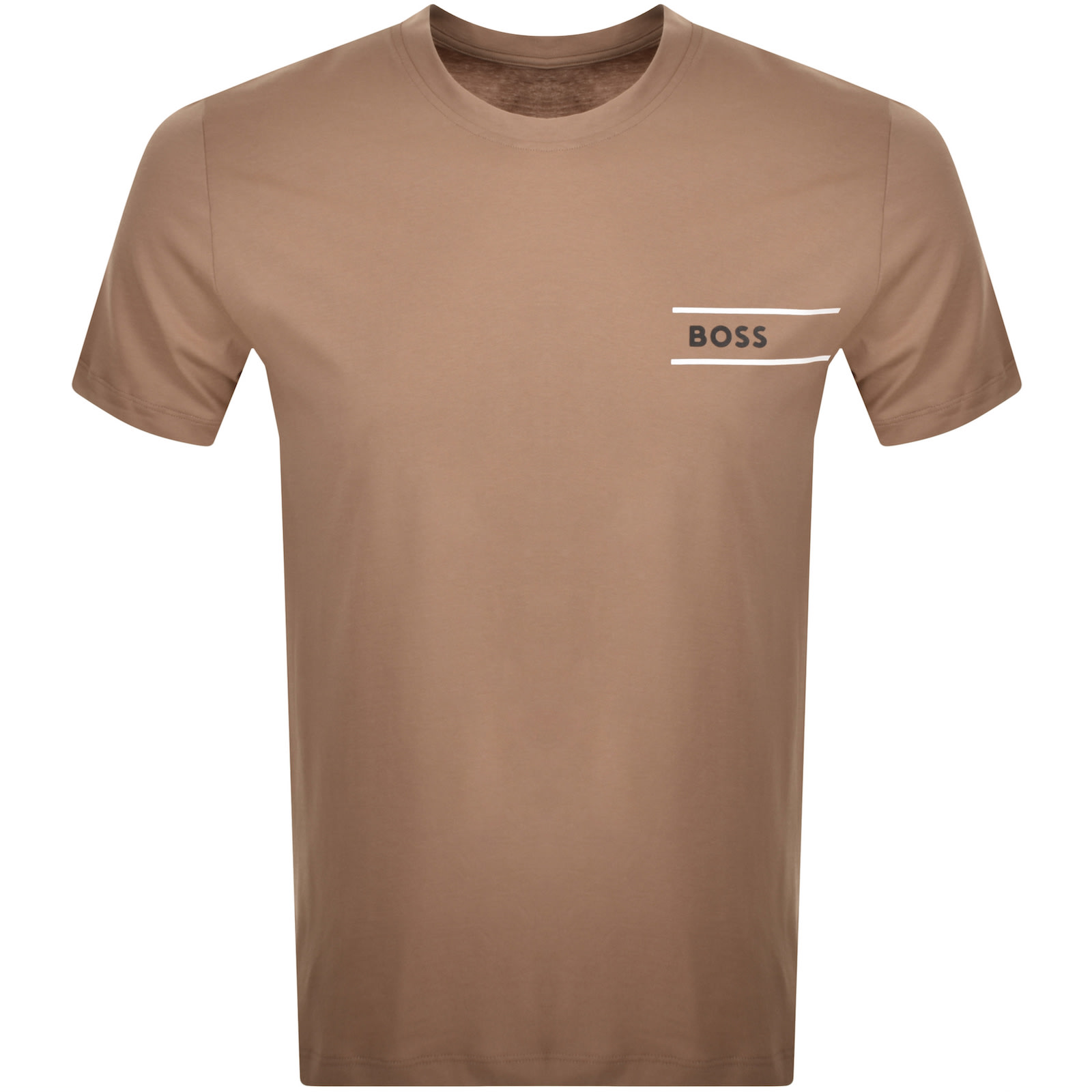 Shop Boss Business Boss 24 Logo T Shirt Beige