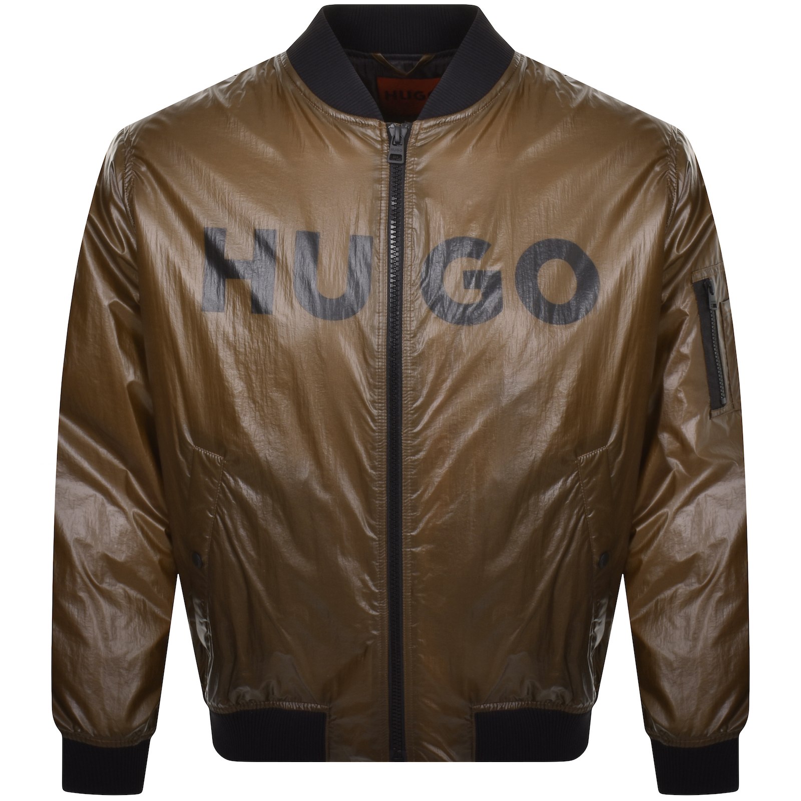 Shop Hugo Byler Puffer Jacket Brown