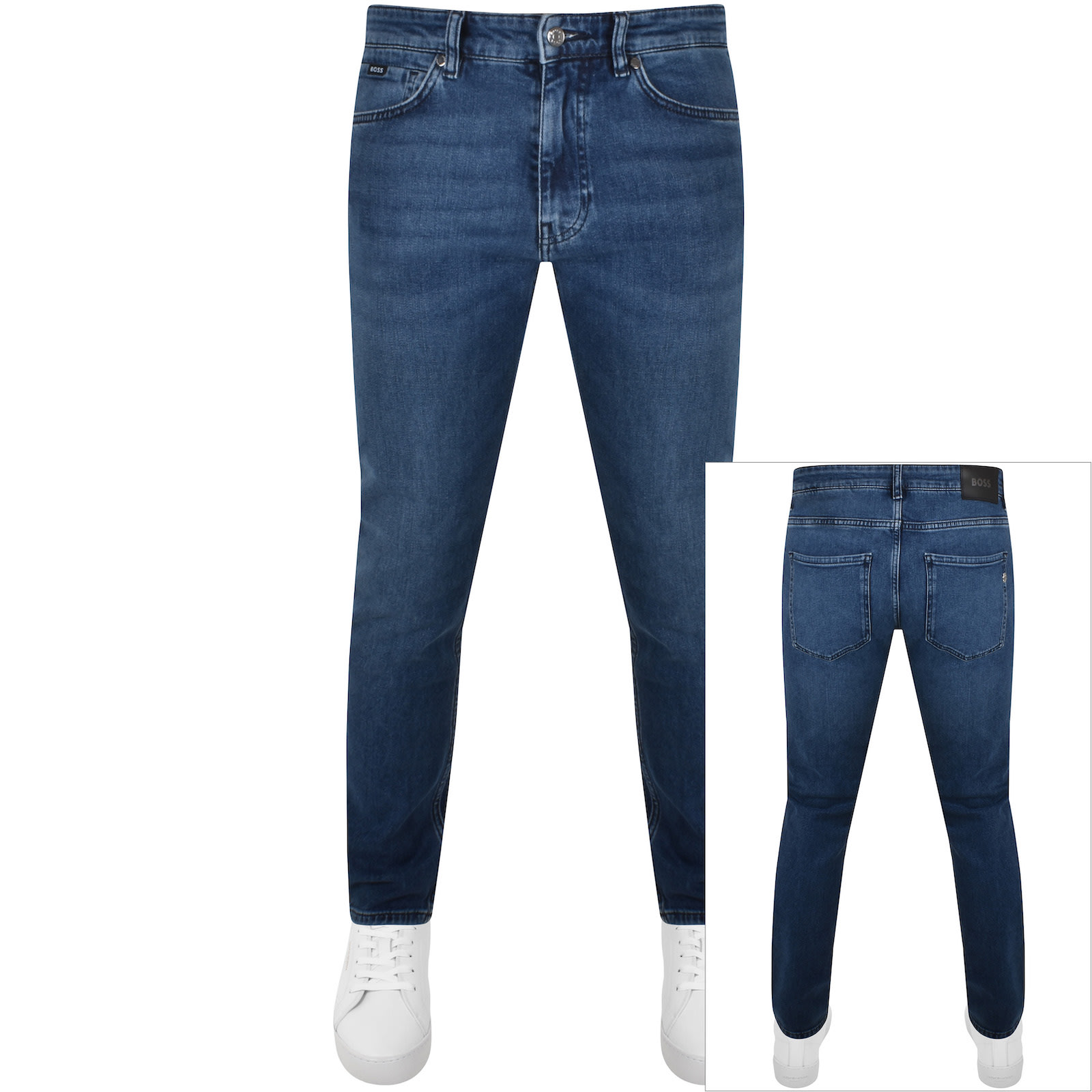 Shop Boss Business Boss Delaware Slim Fit Jeans Blue