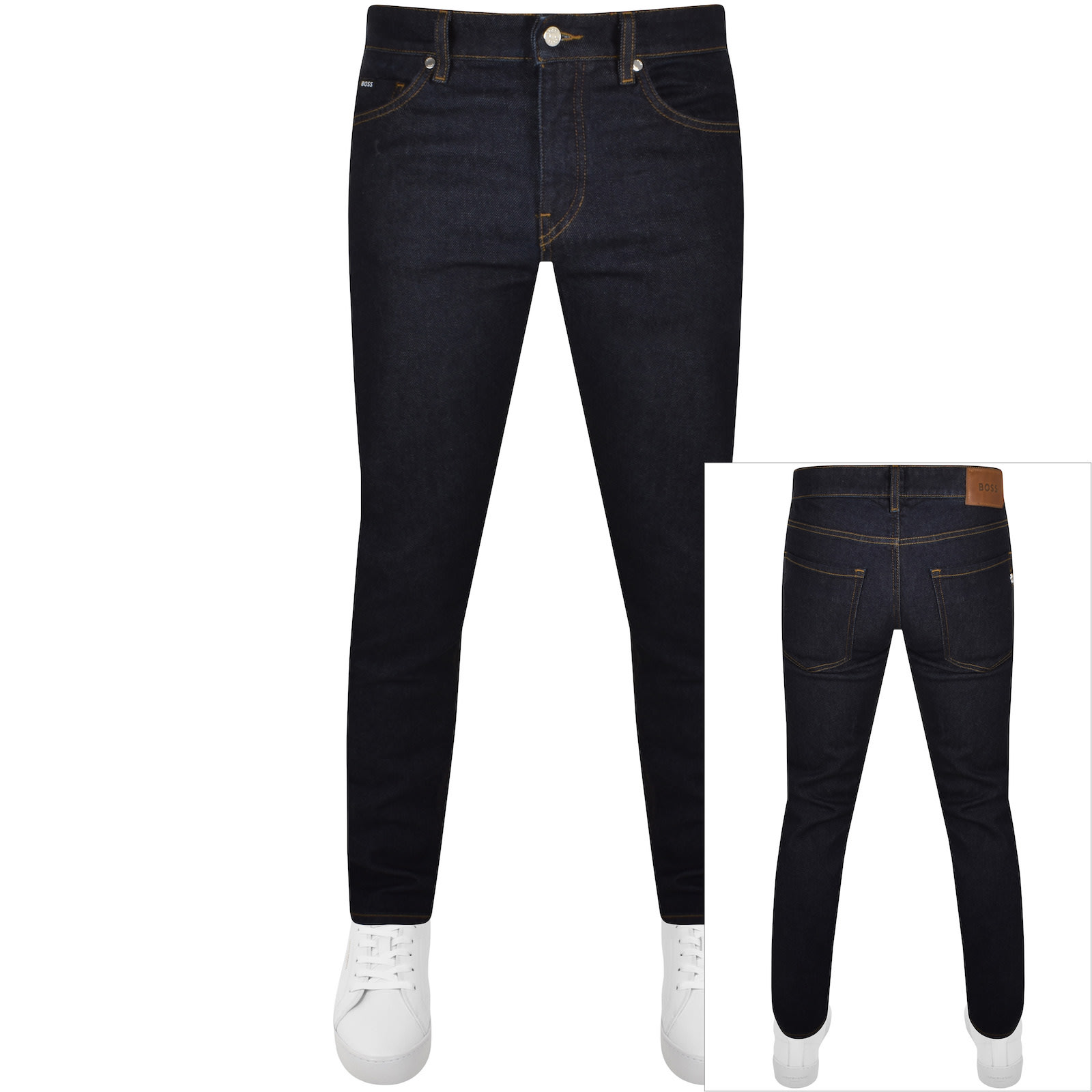 Shop Boss Business Boss Delaware Slim Fit Jeans Navy