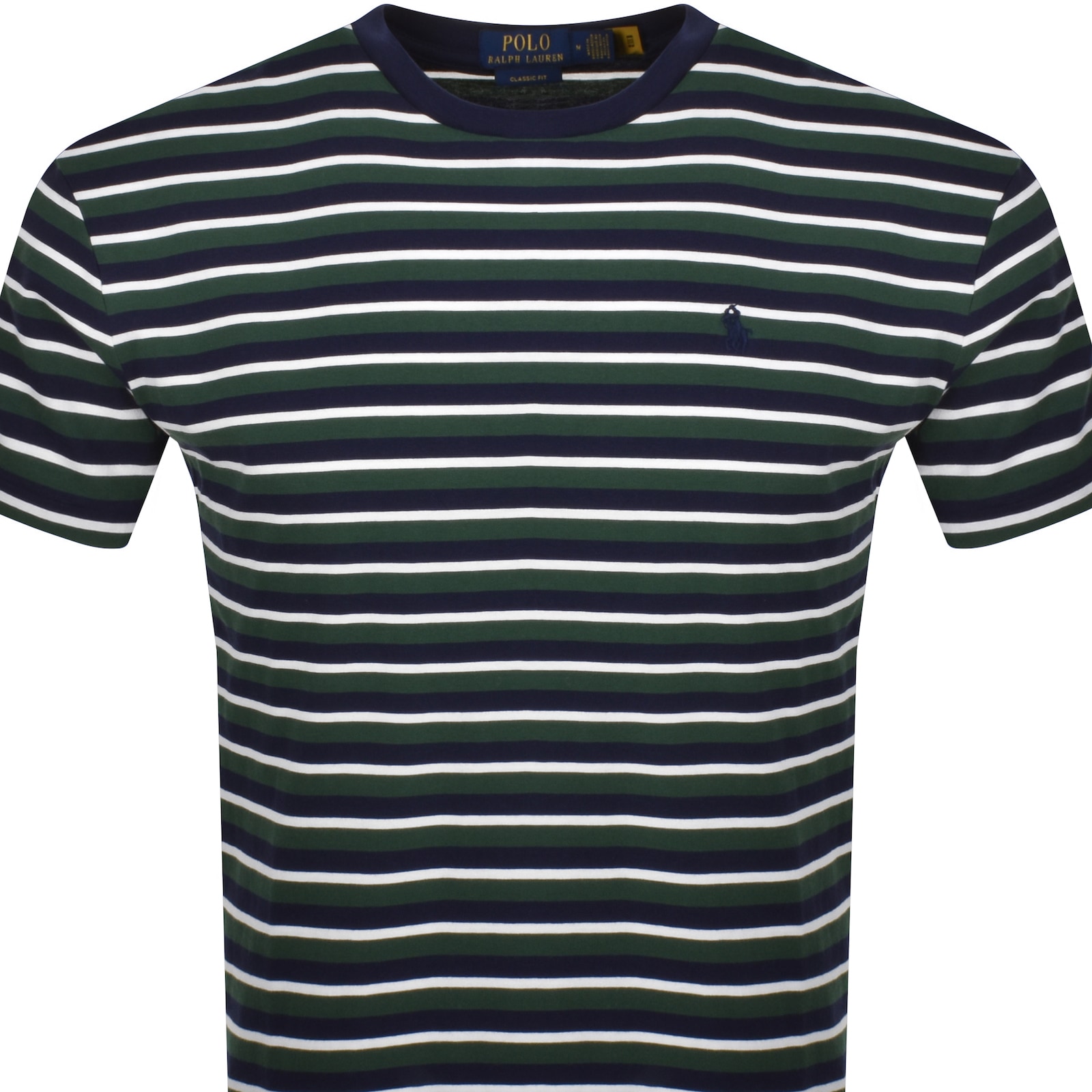 Shop Ralph Lauren Stripe T Shirt Green