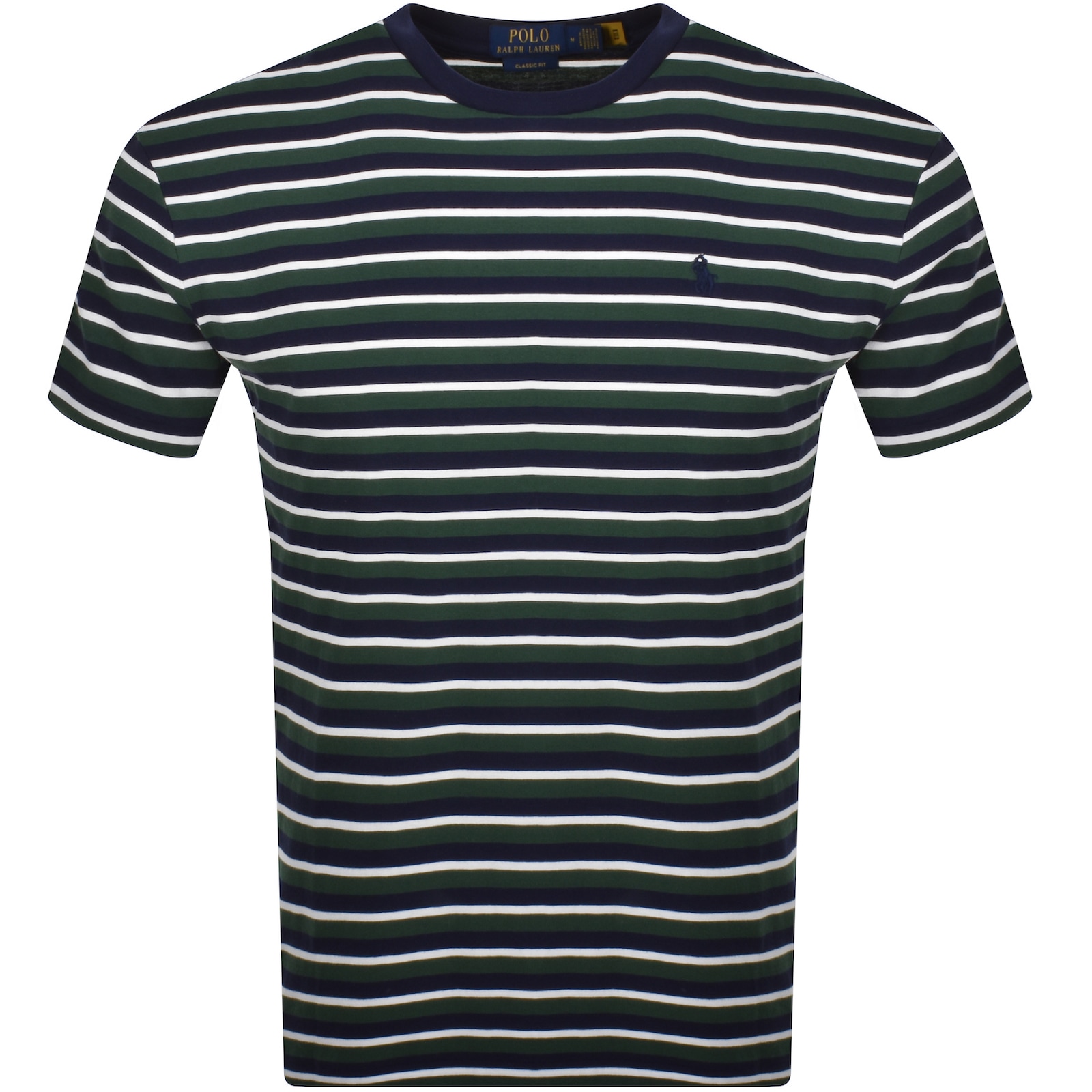 Shop Ralph Lauren Stripe T Shirt Green