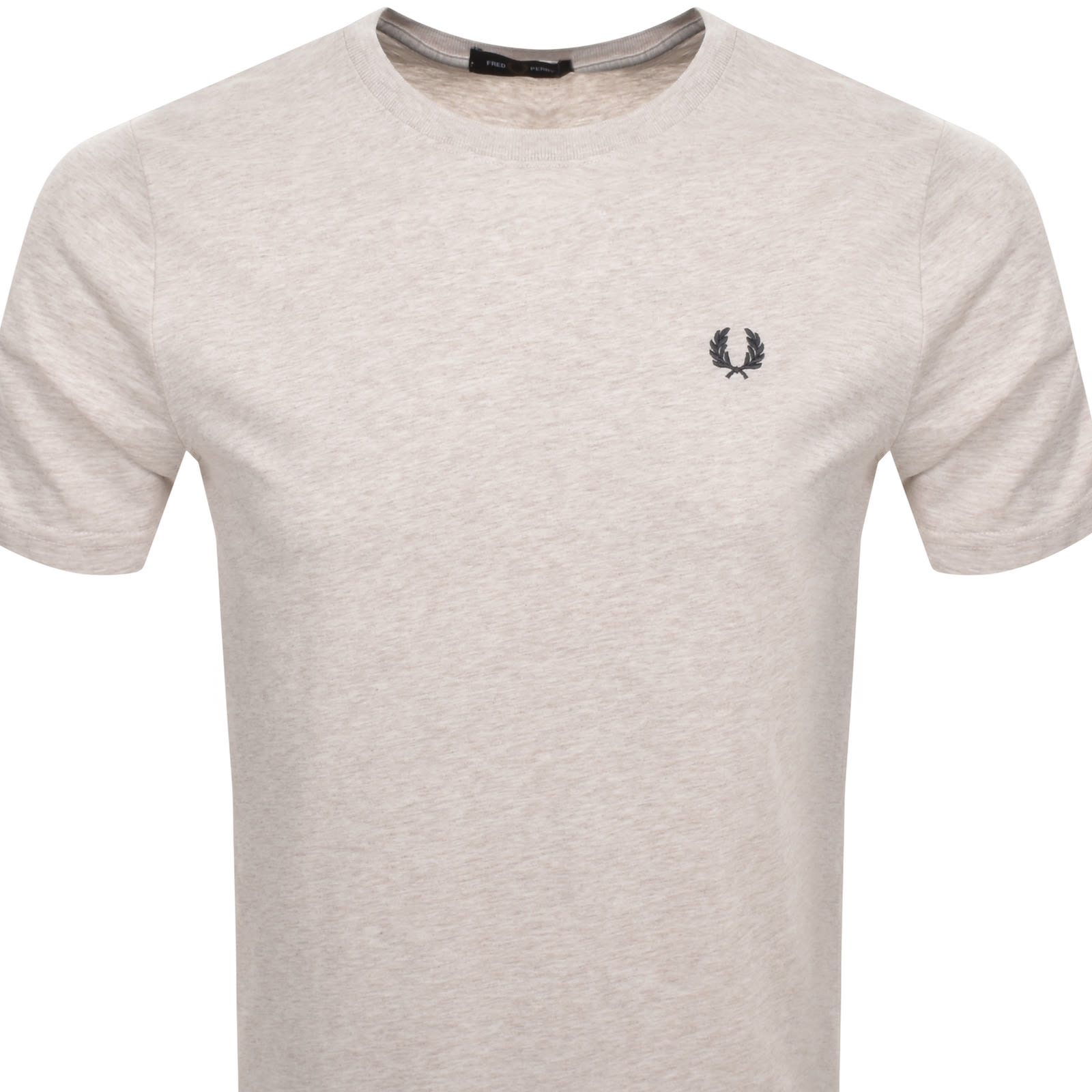 Shop Fred Perry Crew Neck T Shirt Beige