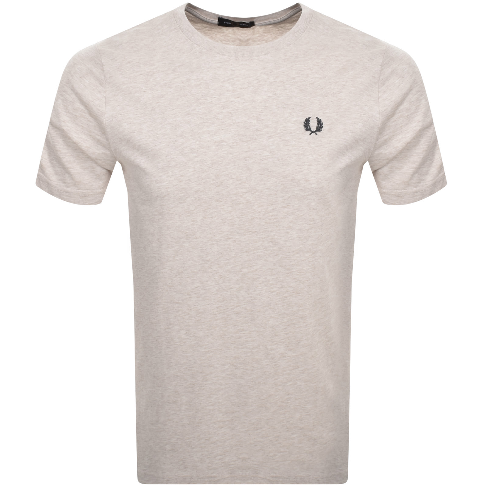 Shop Fred Perry Crew Neck T Shirt Beige