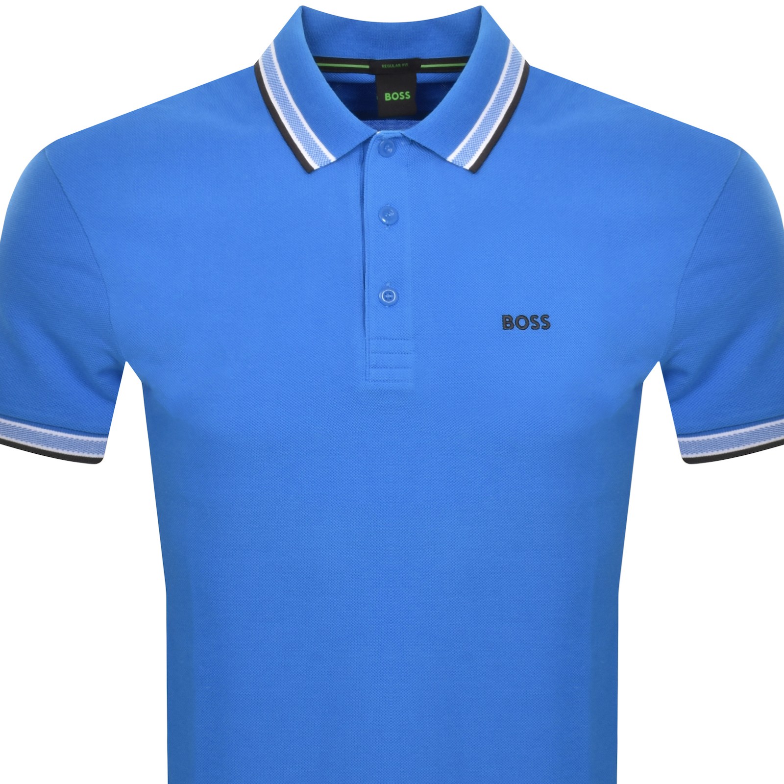 BOSS ATHLEISURE BOSS PADDY POLO T SHIRT BLUE 