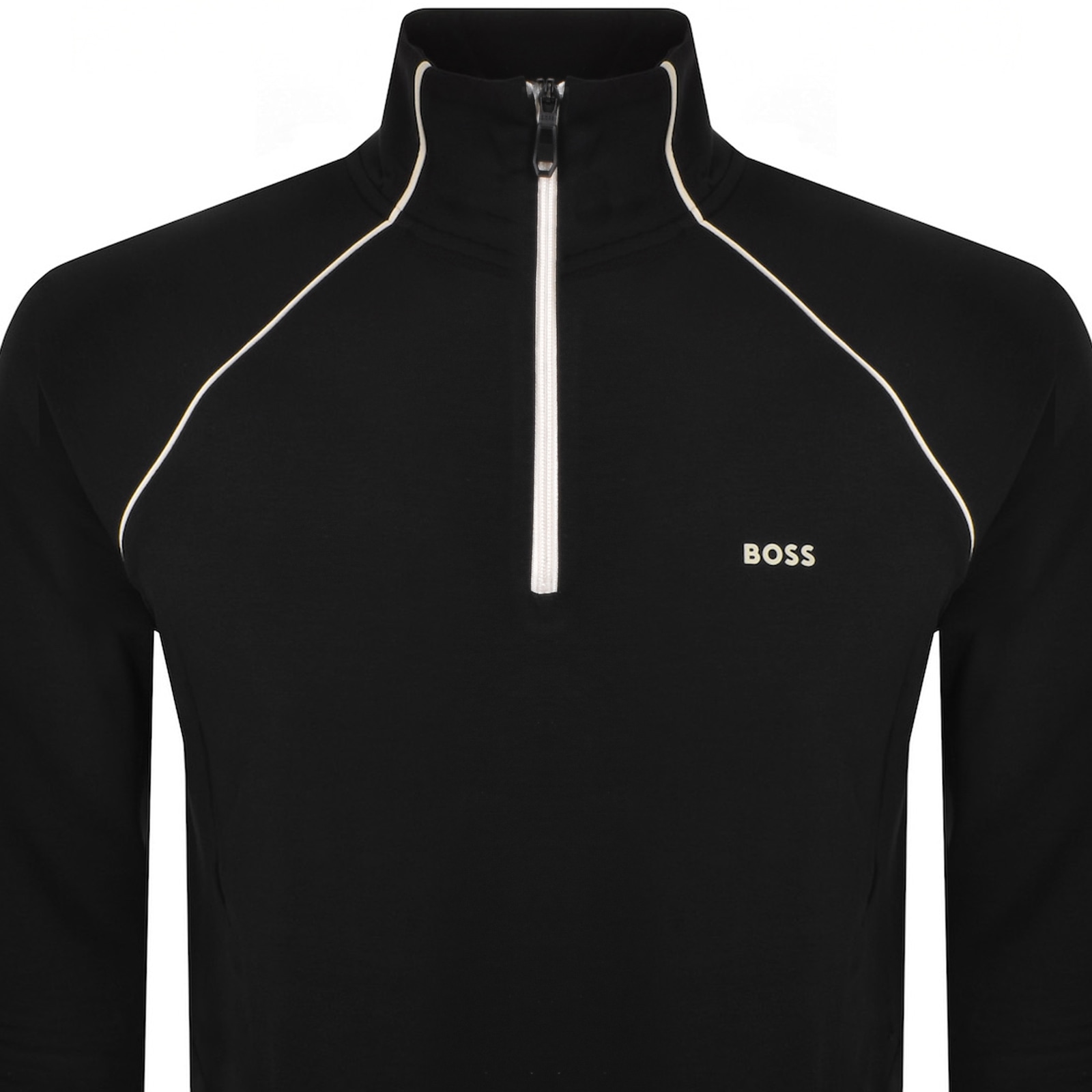 Shop Boss Athleisure Boss Sweat 1 Half Zip Sweatshirt Black