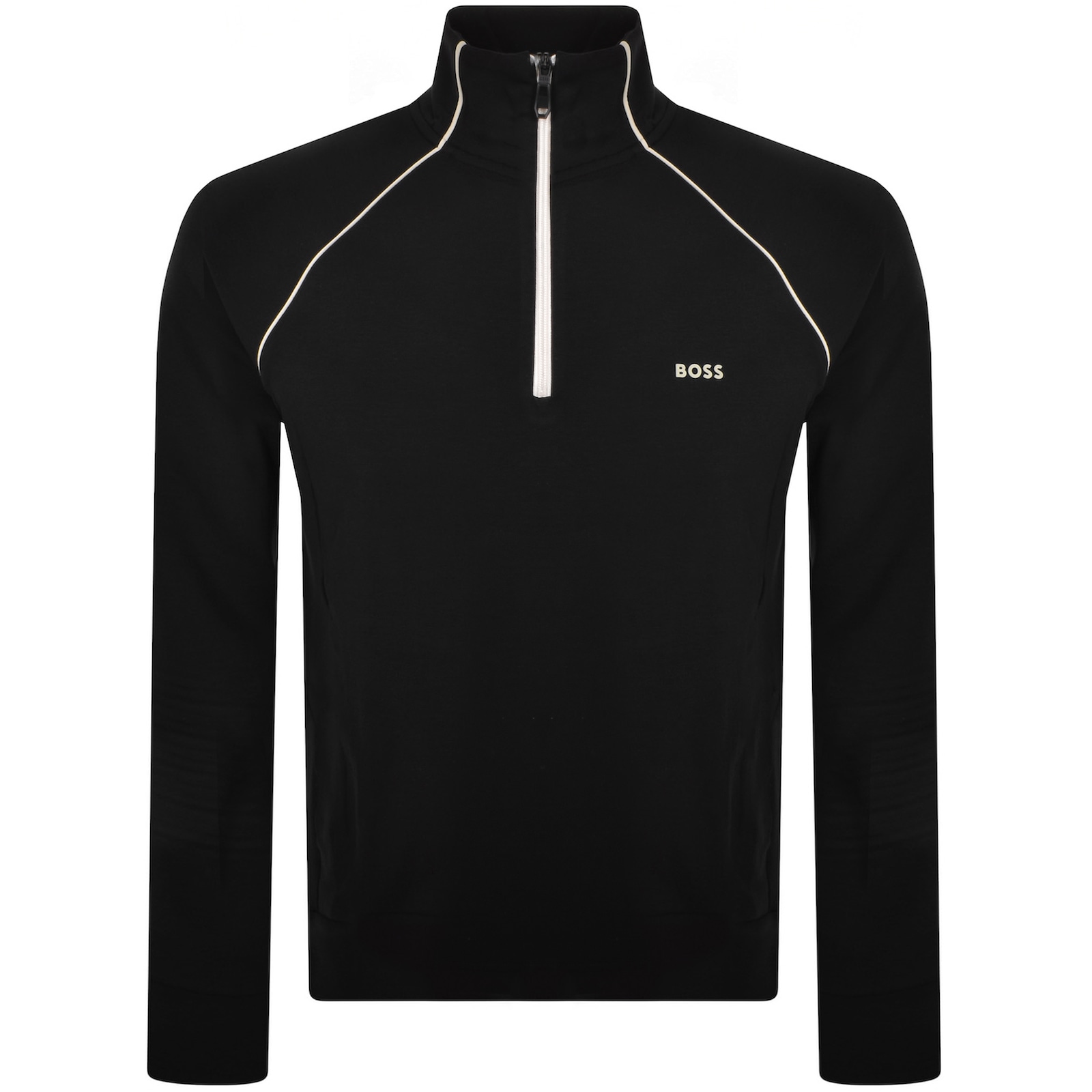 Shop Boss Athleisure Boss Sweat 1 Half Zip Sweatshirt Black