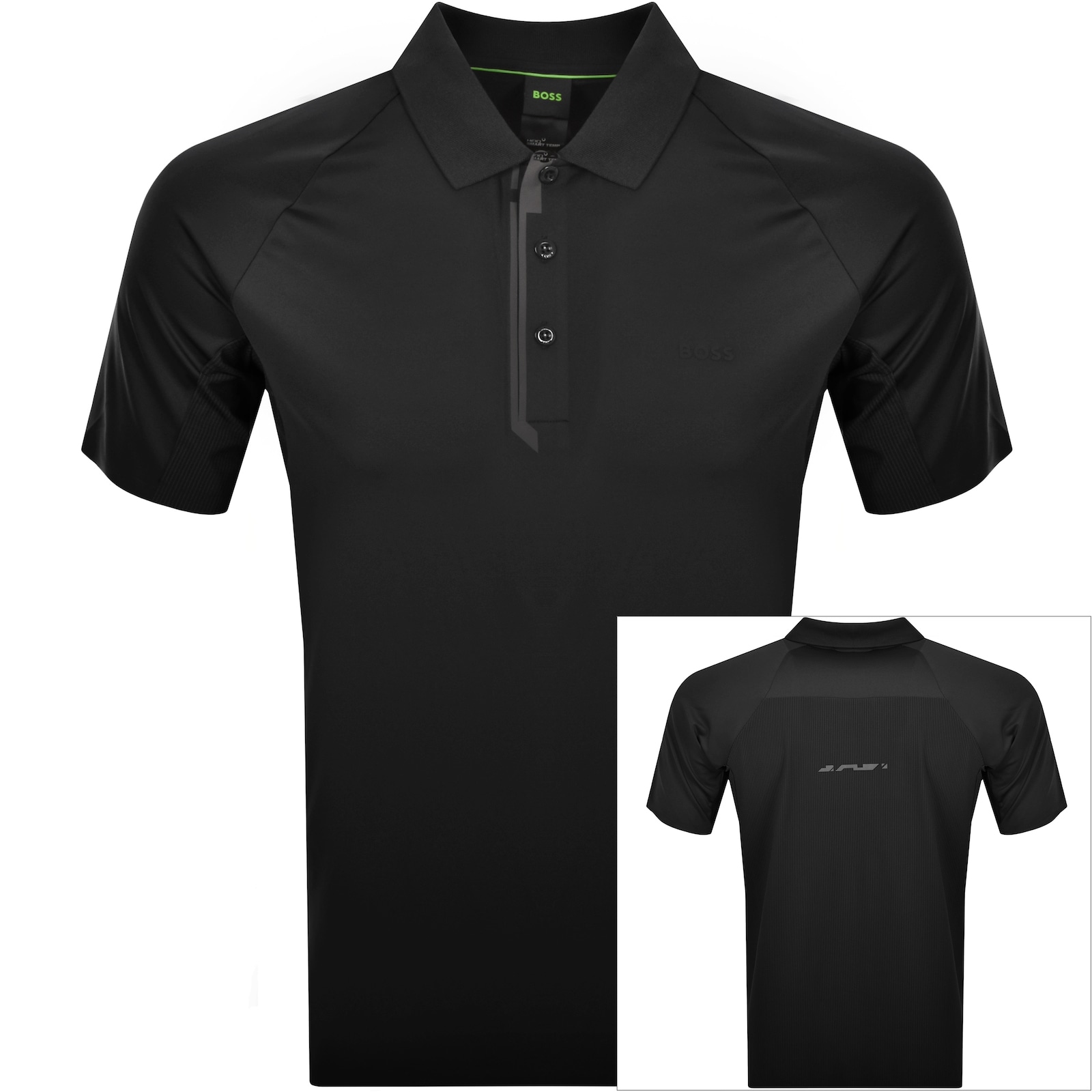 Shop Boss Athleisure Boss Paddytech Polo T Shirt Black