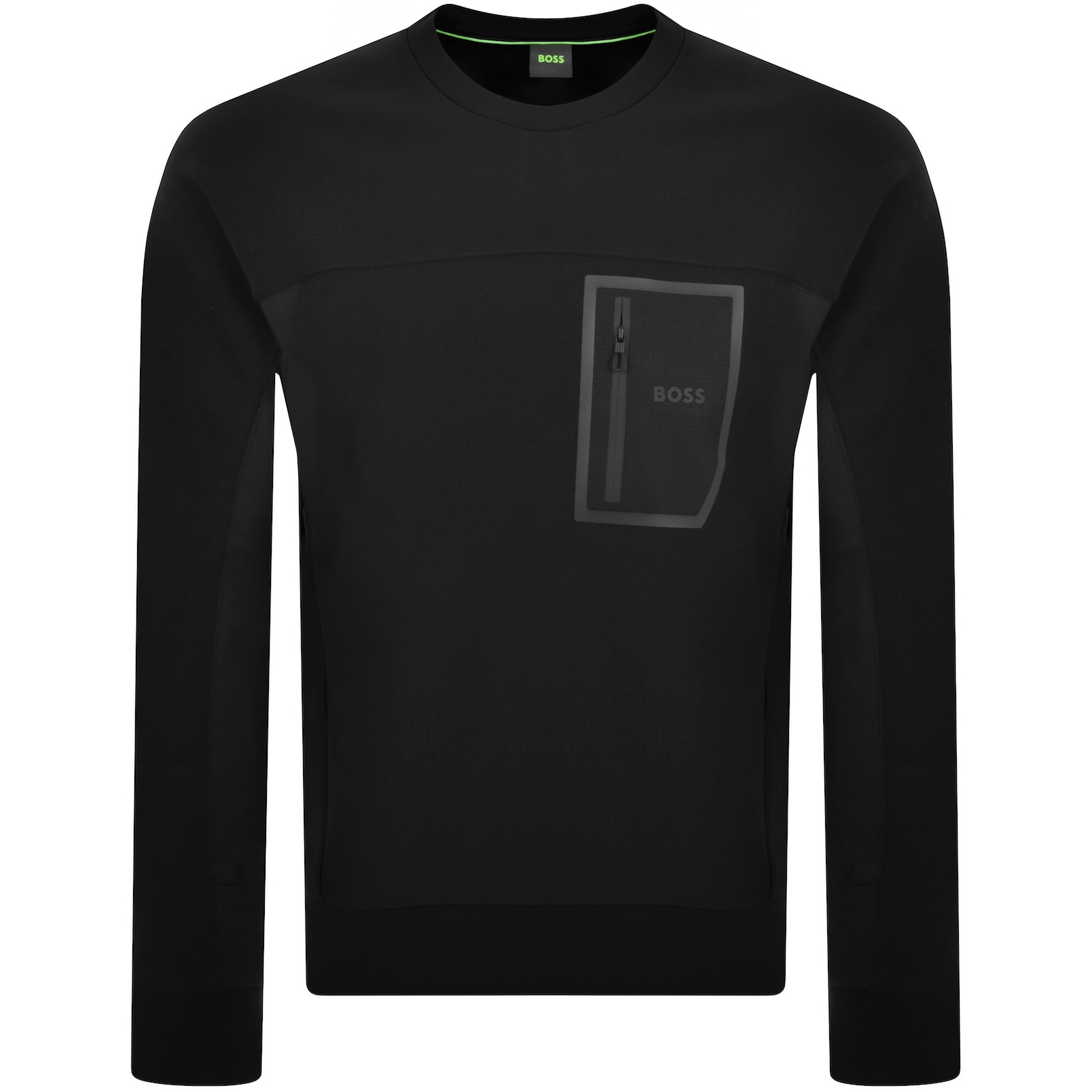 BOSS ATHLEISURE BOSS SALBIQ SWEATSHIRT BLACK 