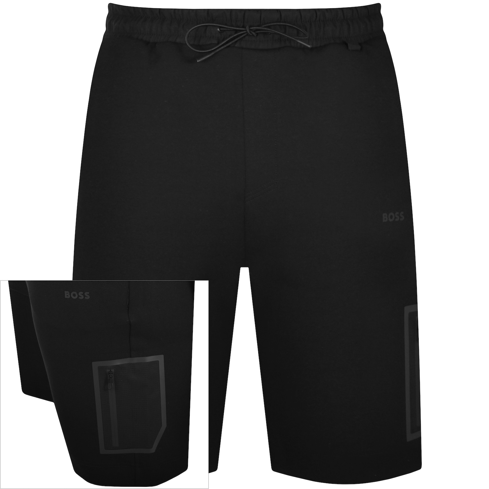 Shop Boss Athleisure Boss Hariq Shorts Black