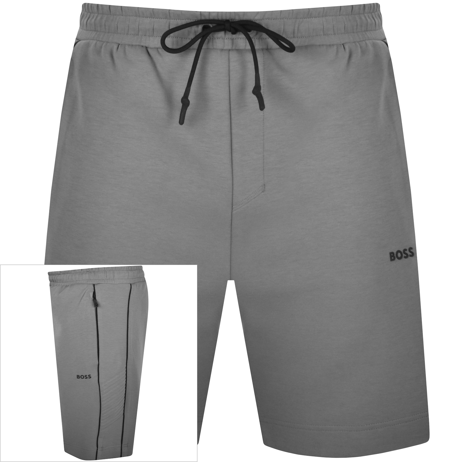 Shop Boss Athleisure Boss Headlo 1 Shorts Grey