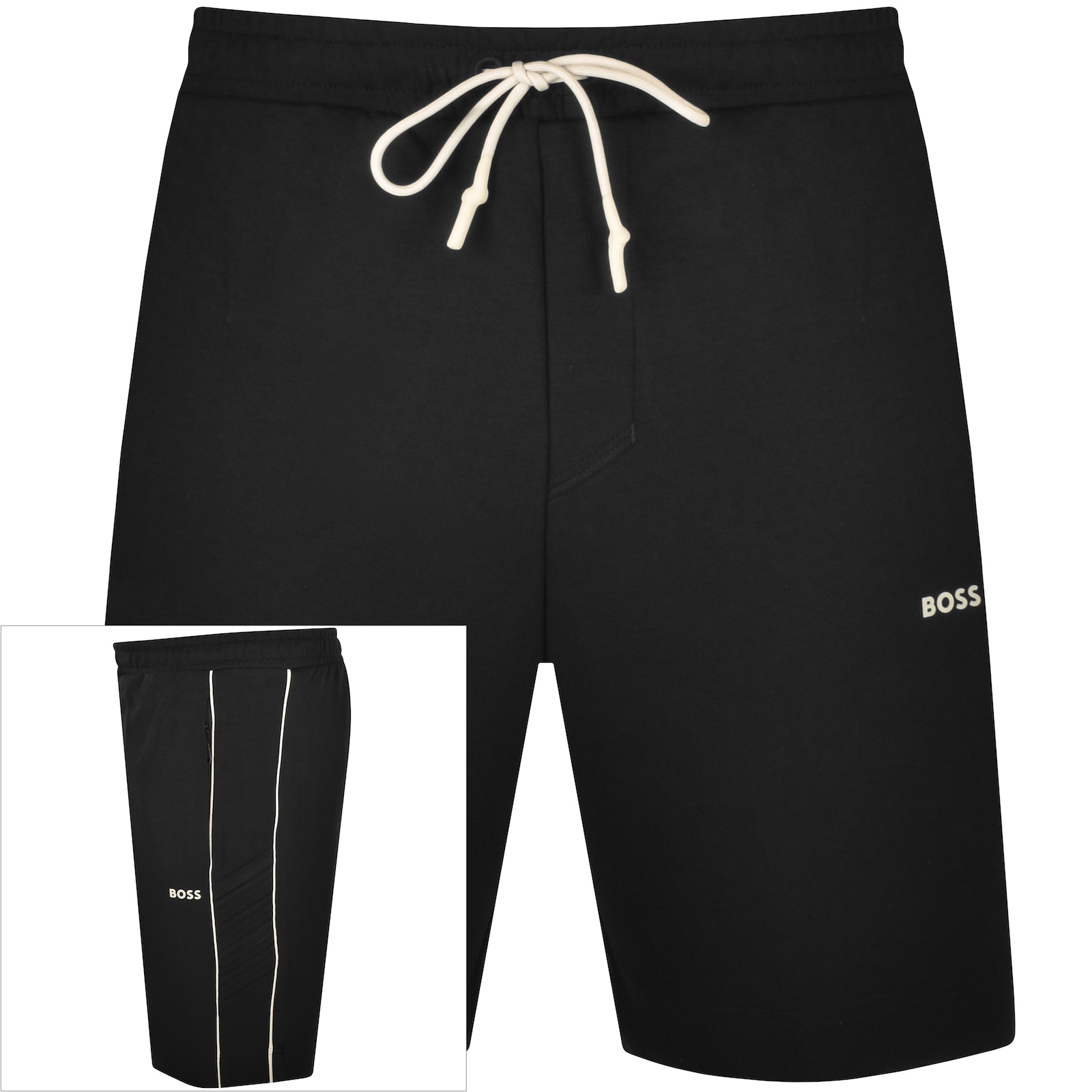 Shop Boss Athleisure Boss Headlo 1 Shorts Black