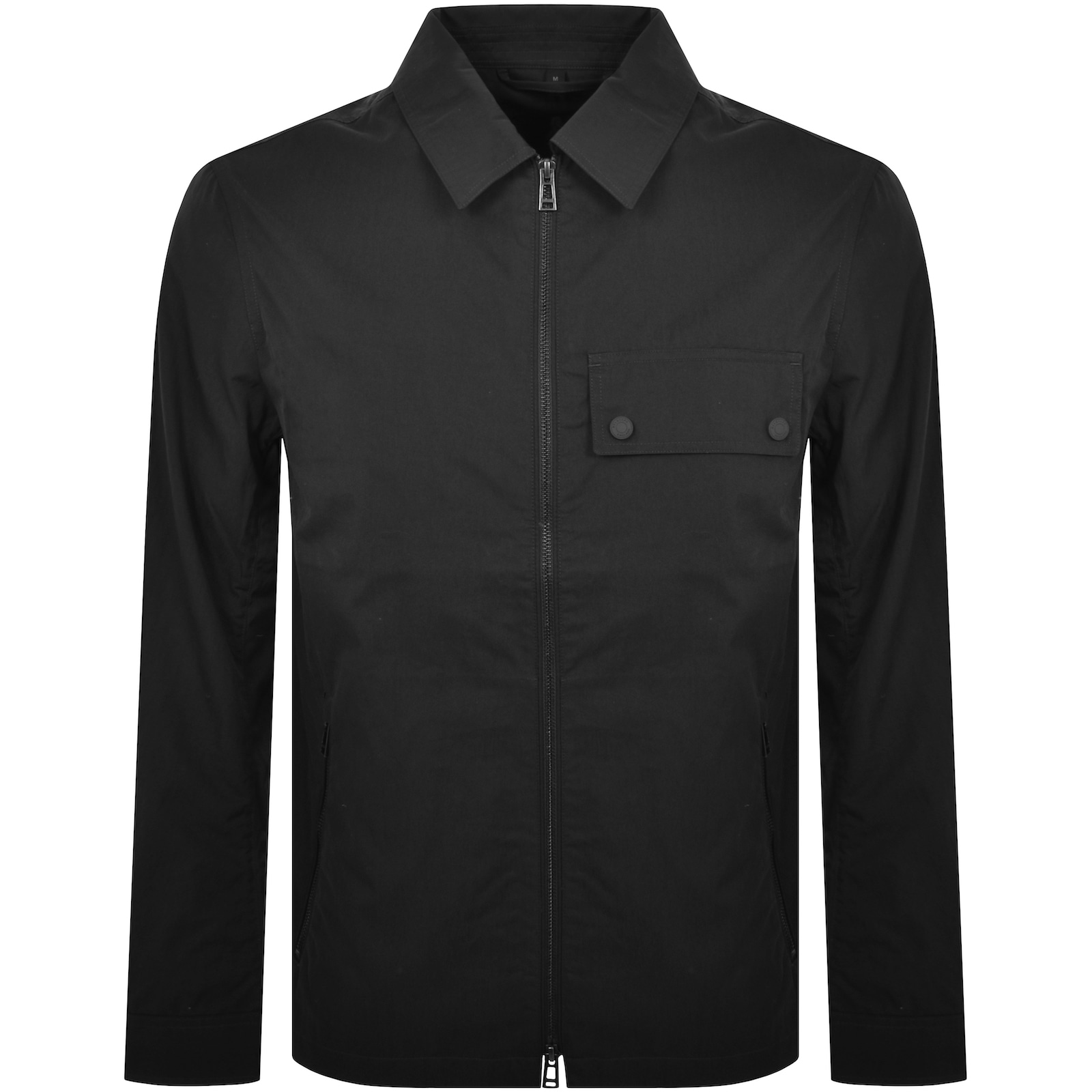 Shop Belstaff Depot Overshirt Black