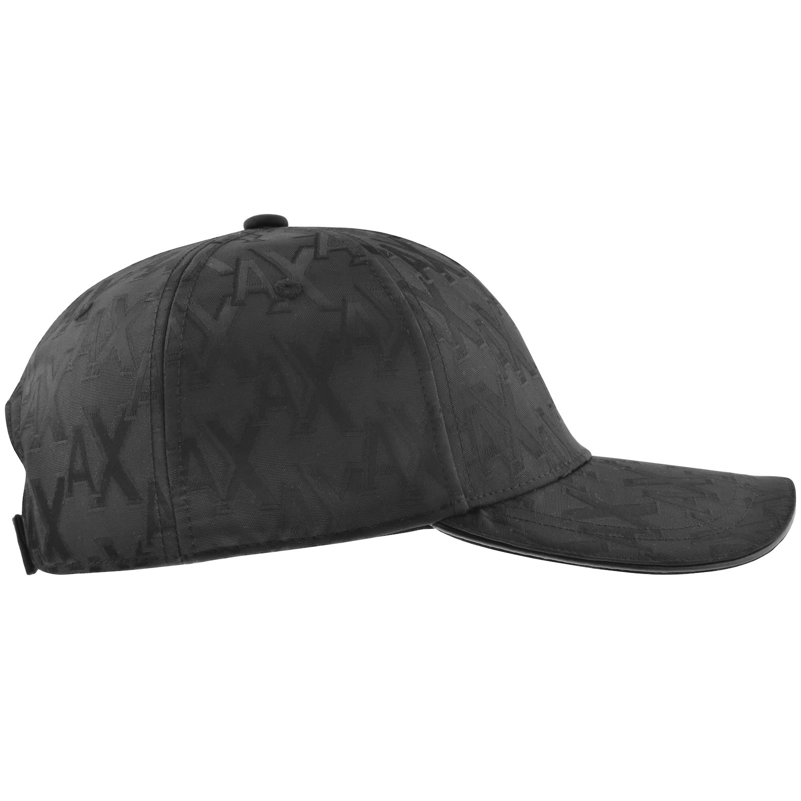 Shop Armani Exchange Logo Baseball Cap Black