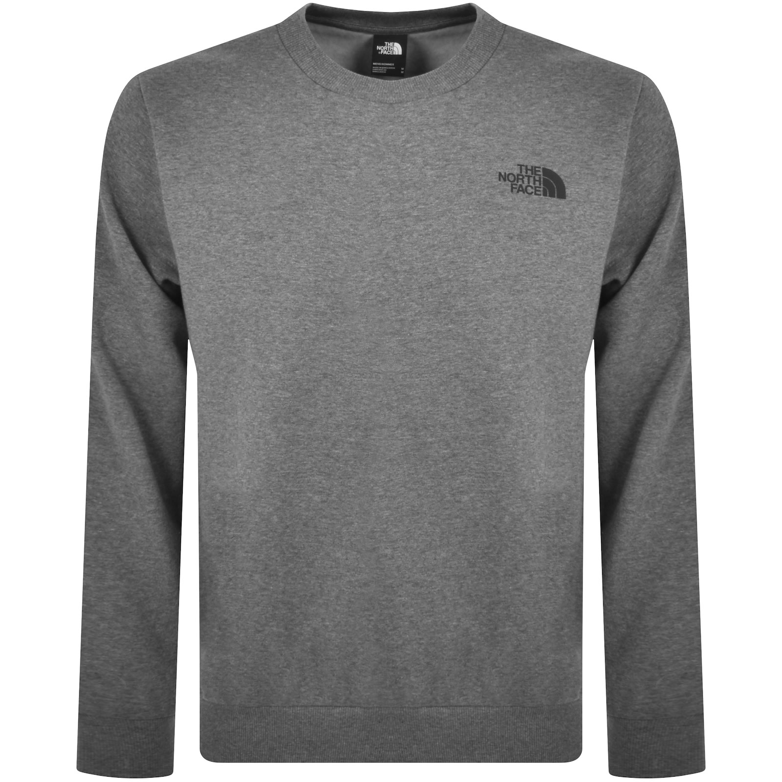 Shop The North Face Crew Neck Sweatshirt Grey