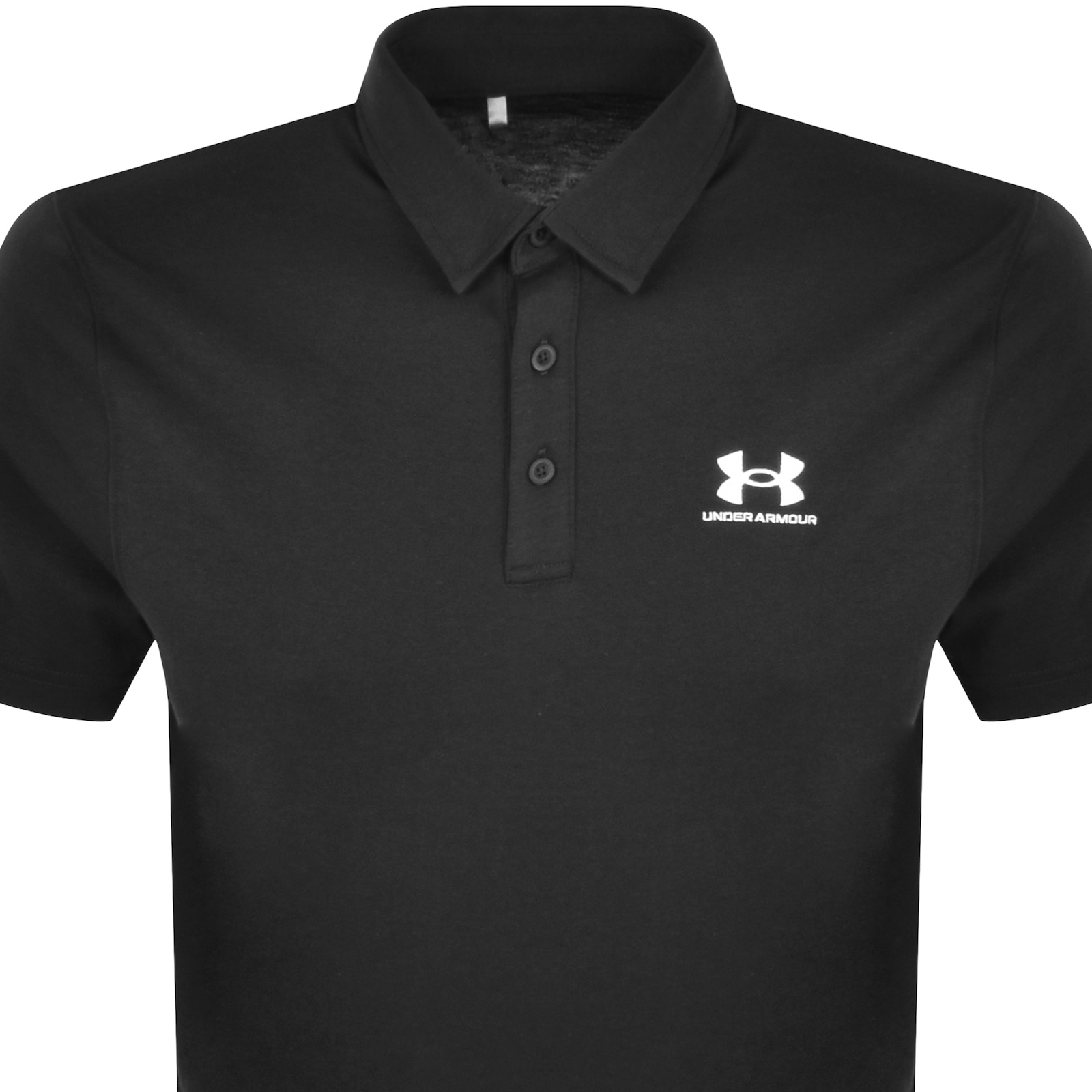 Shop Under Armour Icon Polo T Shirt Black