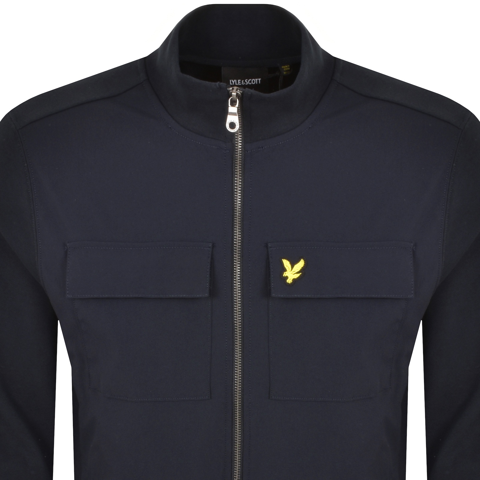 LYLE & SCOTT LYLE AND SCOTT HYBRID TRACK JACKET NAVY 