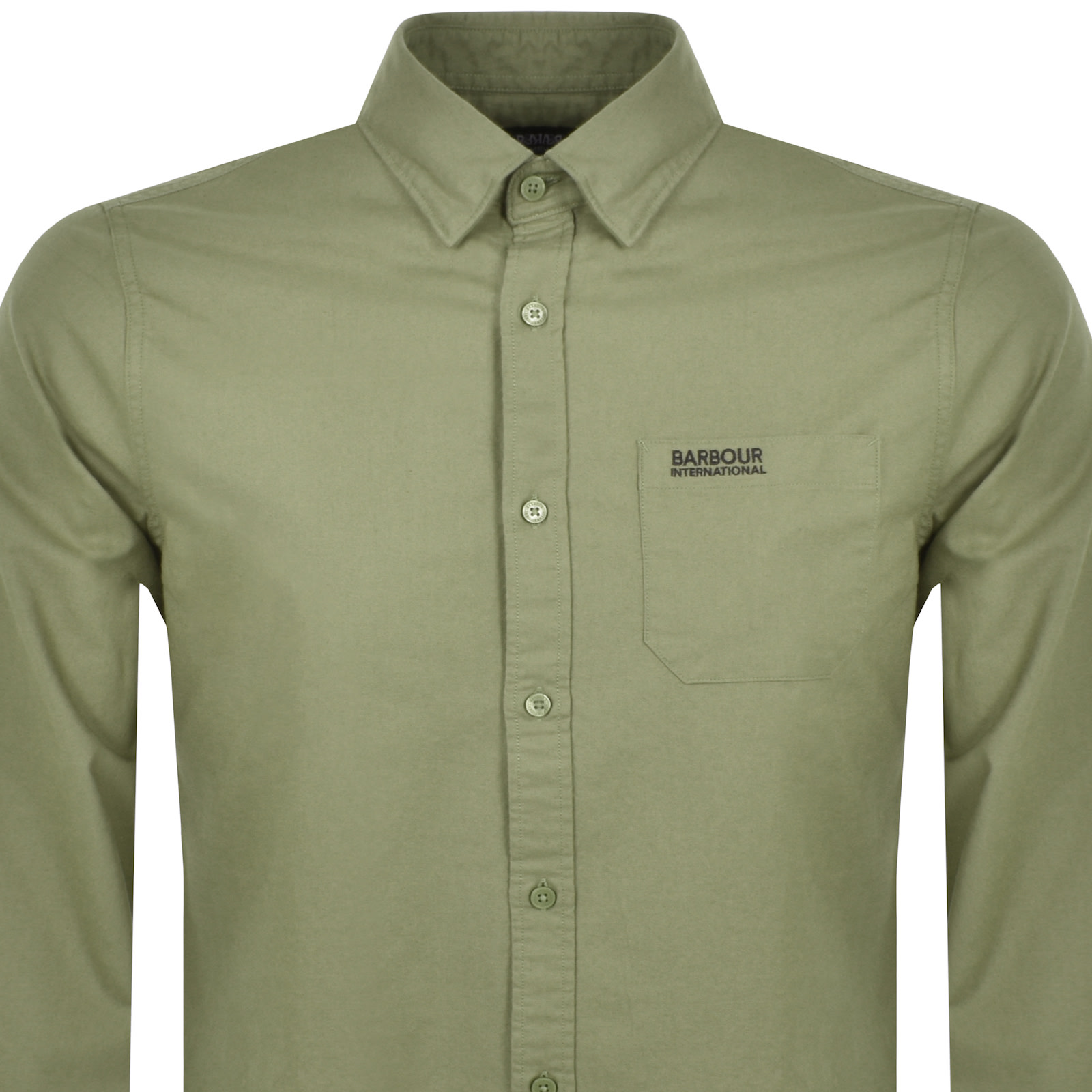 Shop Barbour International Kinetic Shirt Green