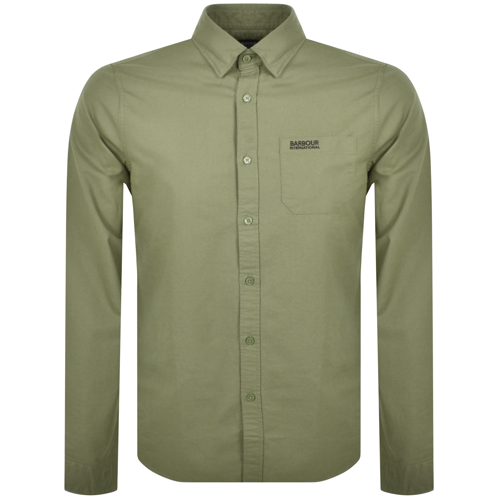 Shop Barbour International Kinetic Shirt Green